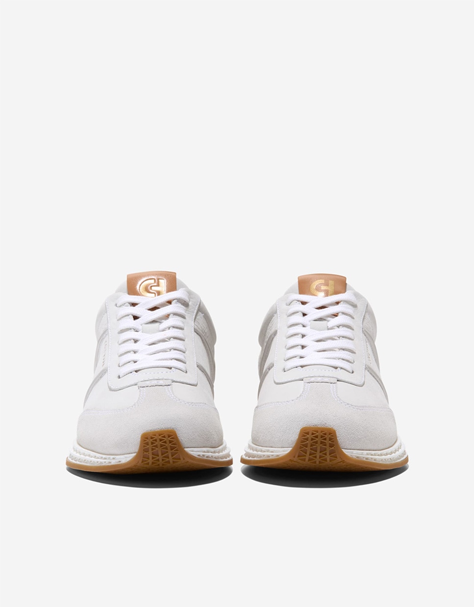Sapatilhas Desportivas de Perfil Baixo Confecionadas em Pele Branco-2