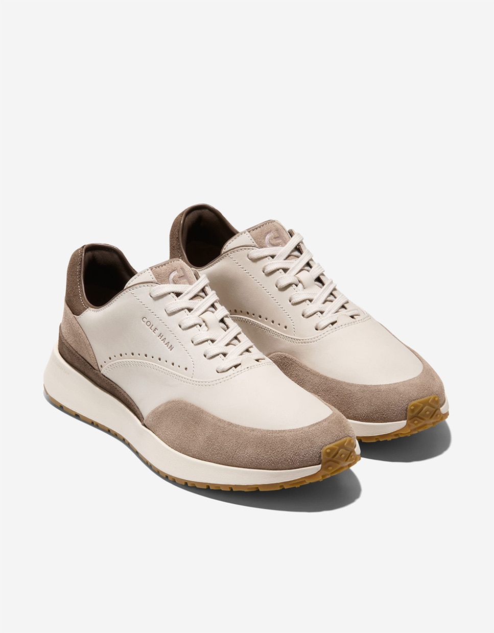 Sapatilhas Desportivas de Inspiração Vintage Bege-4