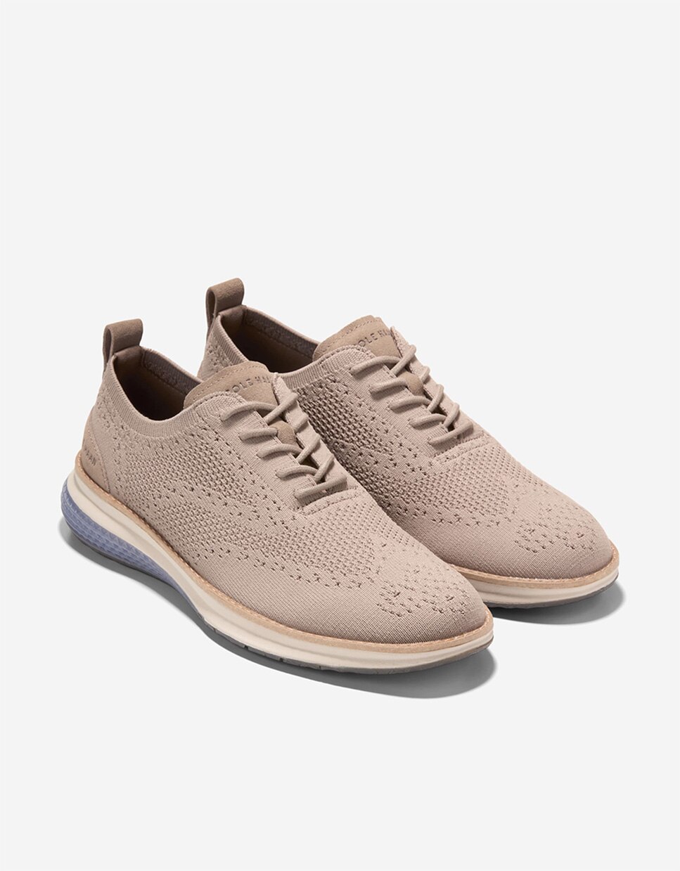 Sapato Oxford com Sola Flexível Flowerflex™ Confecionado em Tecido Stitchlite™ Bege-4