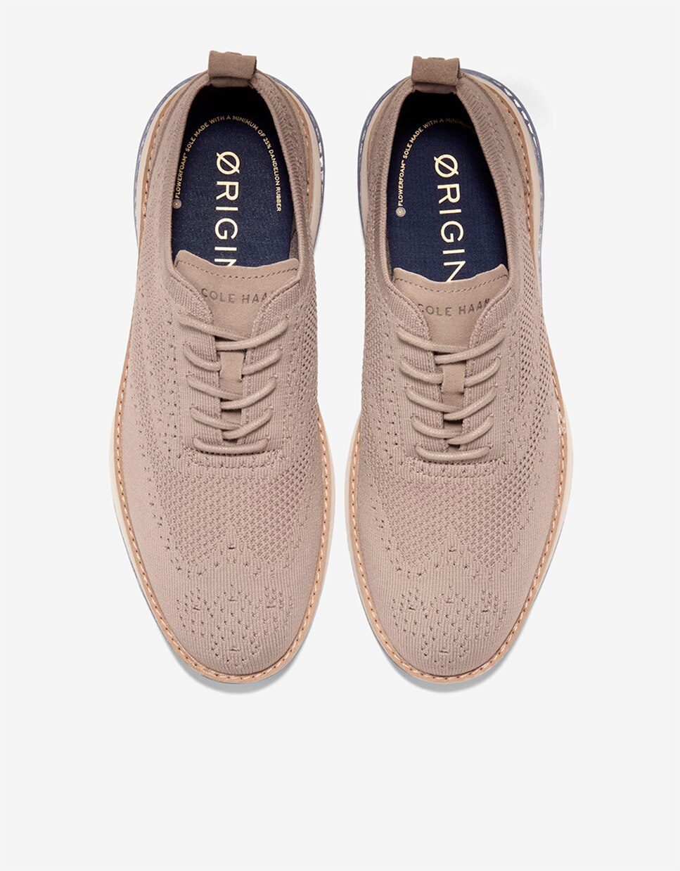 Sapato Oxford com Sola Flexível Flowerflex™ Confecionado em Tecido Stitchlite™ Bege-5