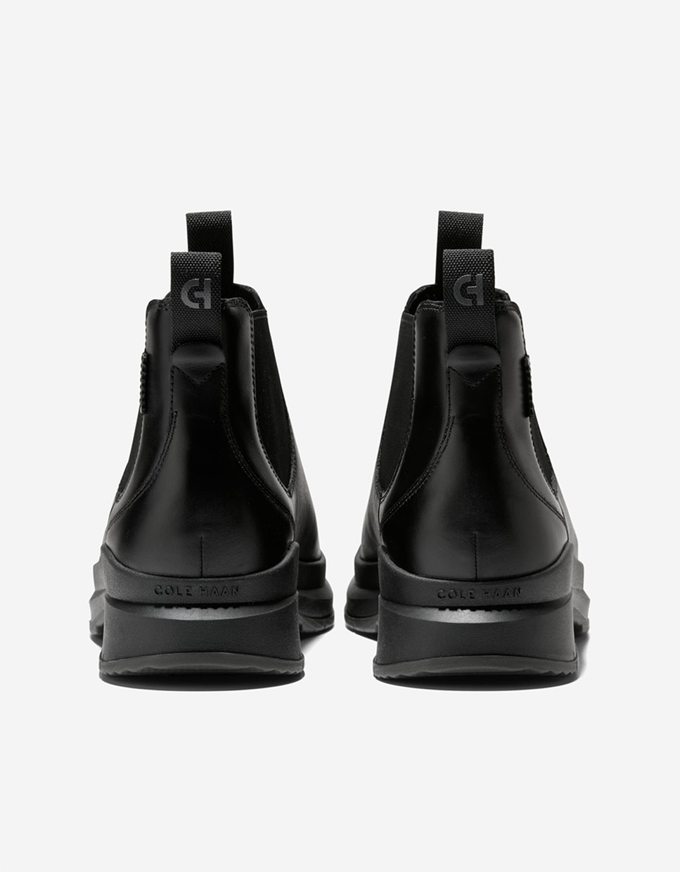 Botas de Pele Impermeáveis Preto-3