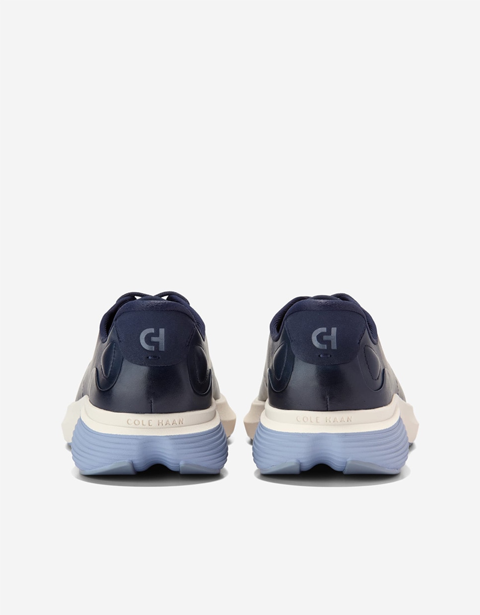 Sapatos Oxford em Pele com Tecnologia Quick-on para Um Calce Fácil Azul-3