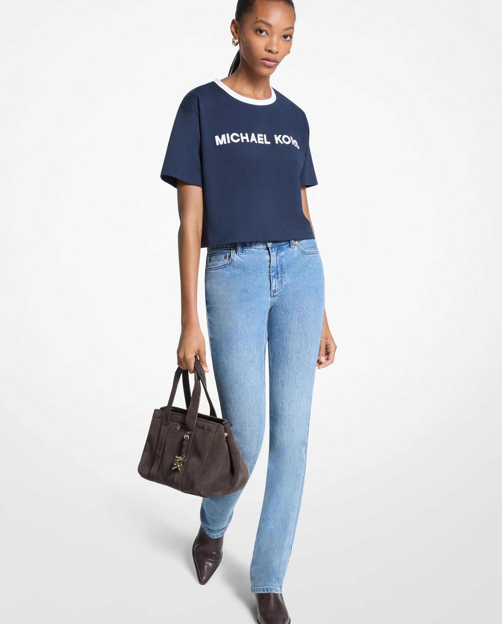 Imagem 0 de T-shirt de Algodão com Logotipo