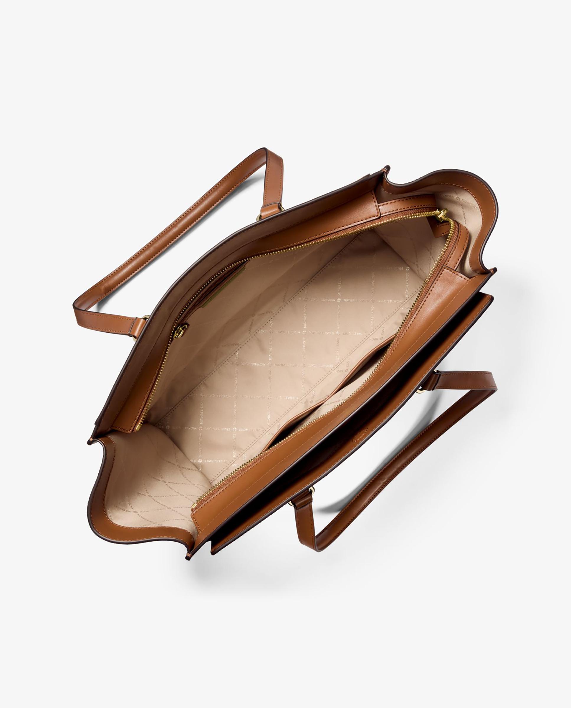 Mala Shopper Tote Becca Grande de Pele Saffiano Couro-2