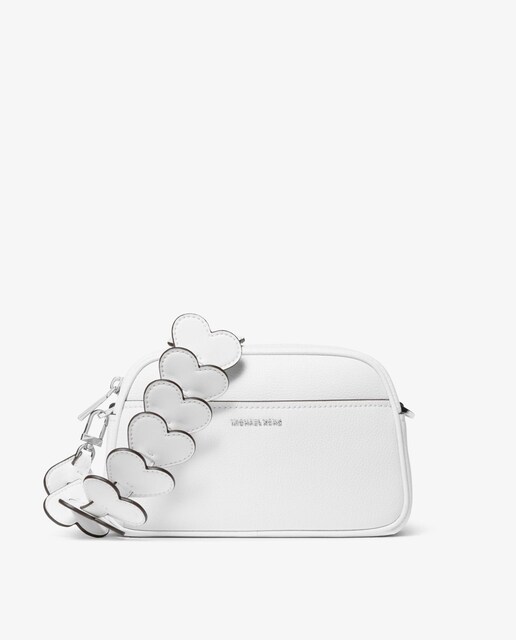 Imagem 0 de Mala a Tiracolo para Câmara em Pele Jet Set Pequena com Tira de Corações