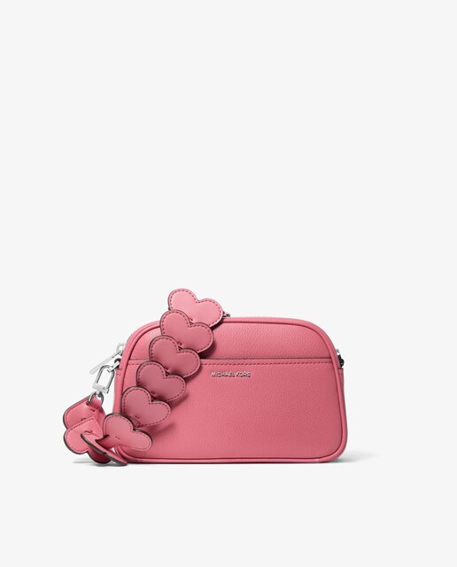 Imagem 0 de Mala a Tiracolo para Câmara em Pele Jet Set Pequena com Tira de Corações