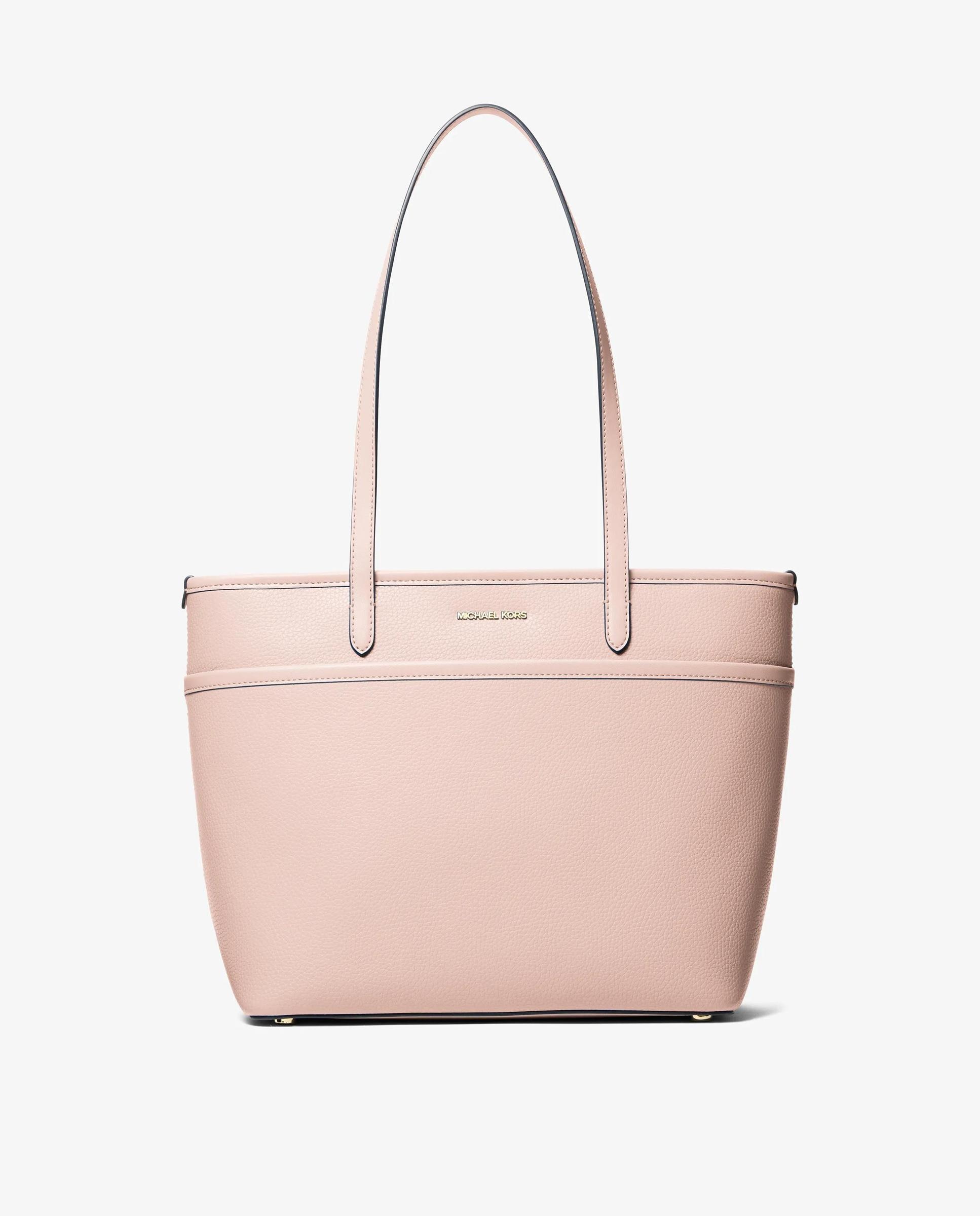 Imagem 0 de Mala Shopper Tote Marlowe Média de Pele Granulada com Bolso