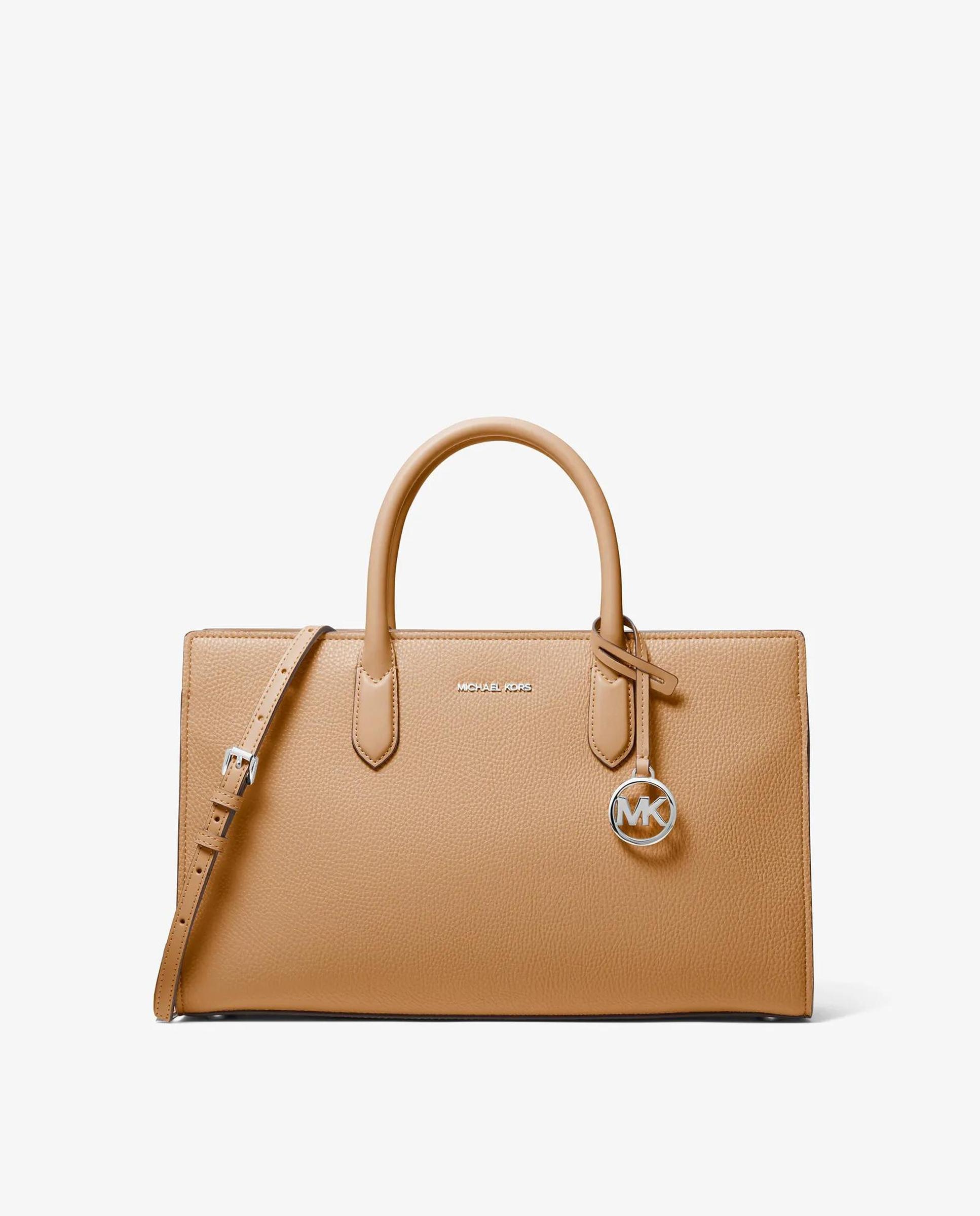 Imagem 0 de Mala a Tiracolo Satchel Scarlett Média com Textura