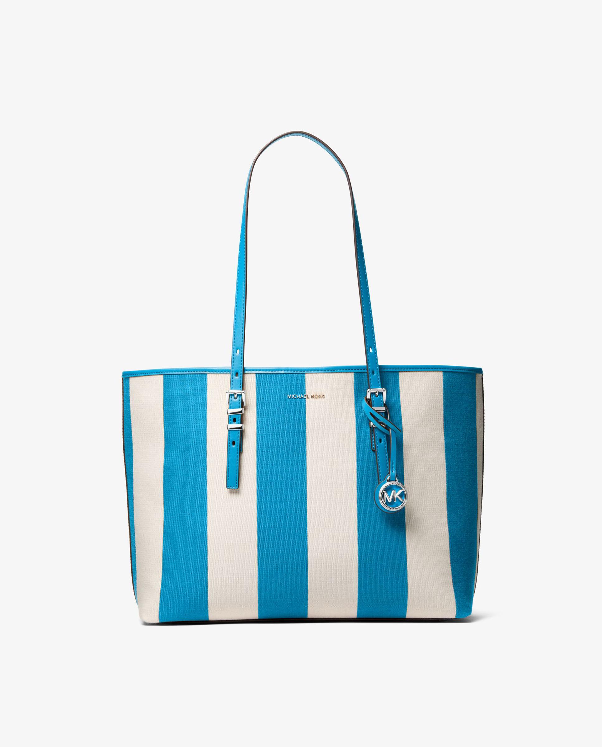 Imagem 0 de Mala Shopper Quinn Grande de Lona Às Riscas