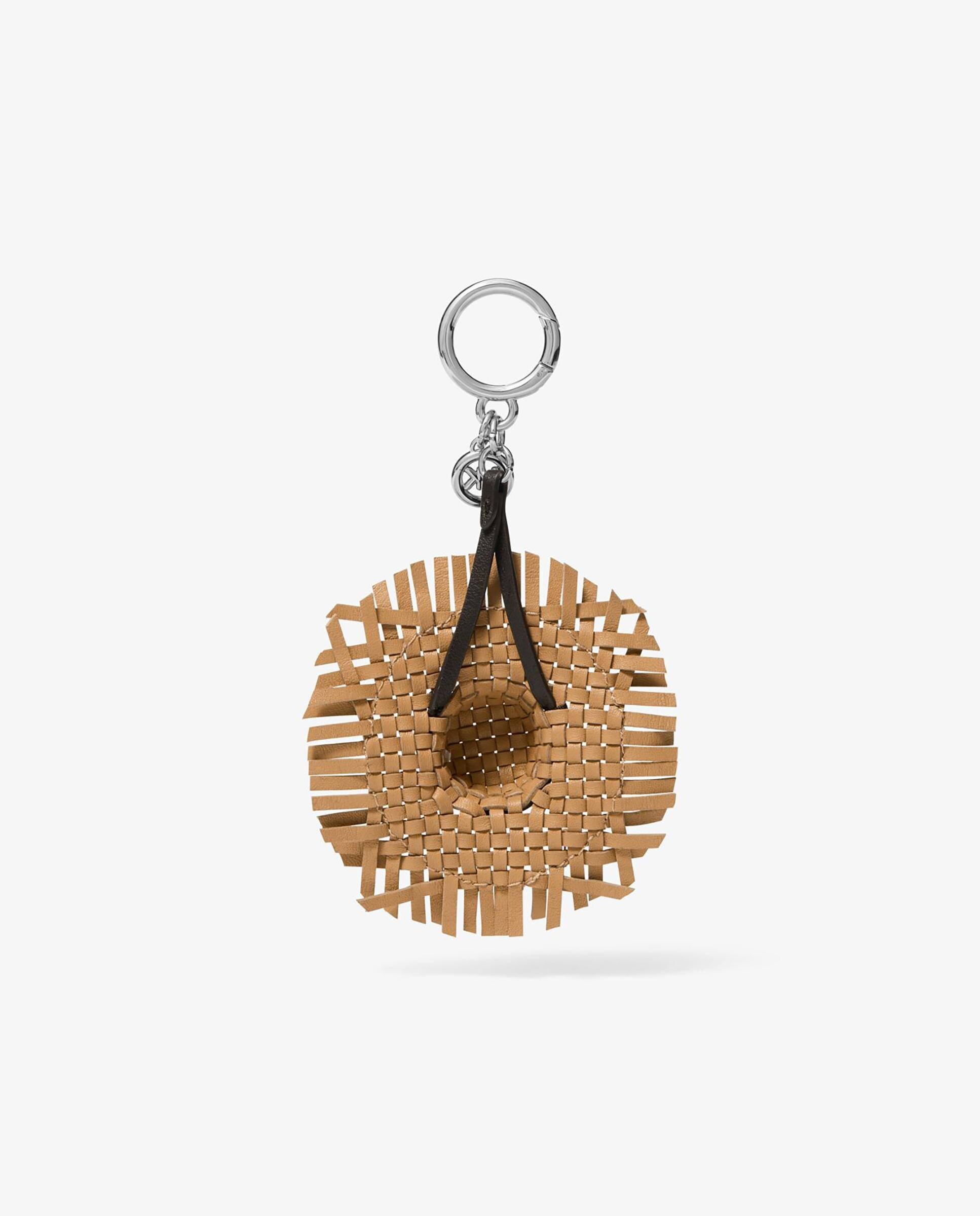 Acessório para Mala de Pele Tecido com Chapéu Castanho-claro-2