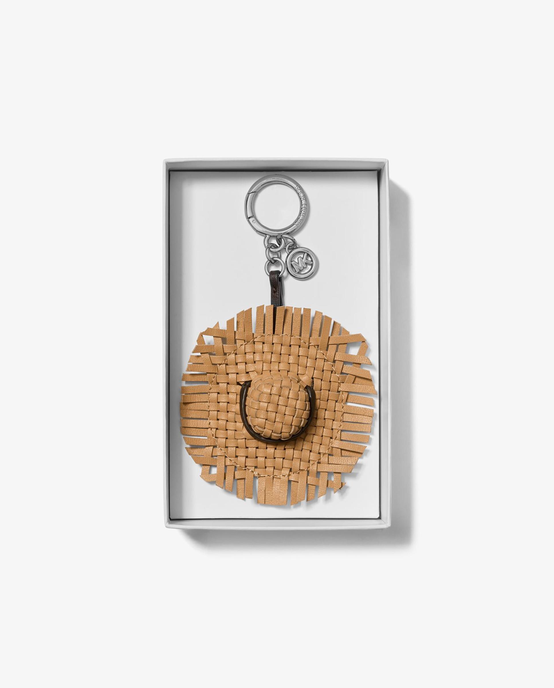 Acessório para Mala de Pele Tecido com Chapéu Castanho-claro-3