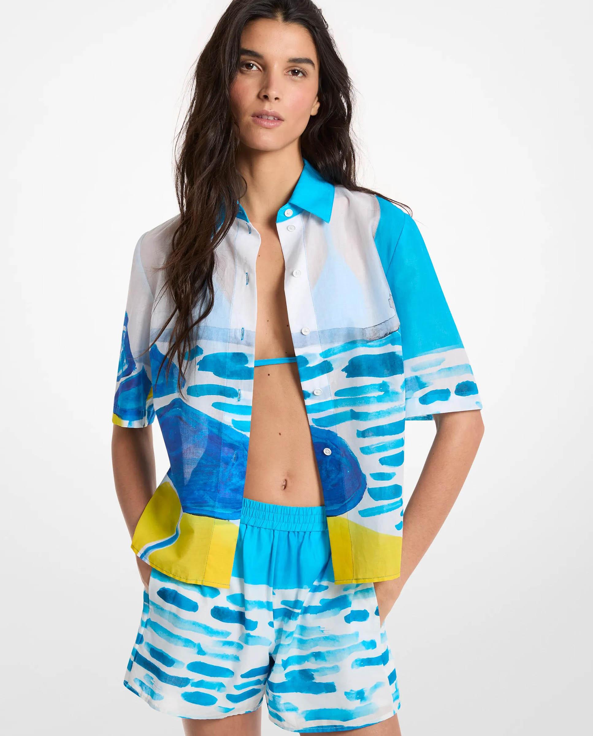 Imagem 0 de Camisa em Algodão 100% Michael Kors X Christina Zimpel
