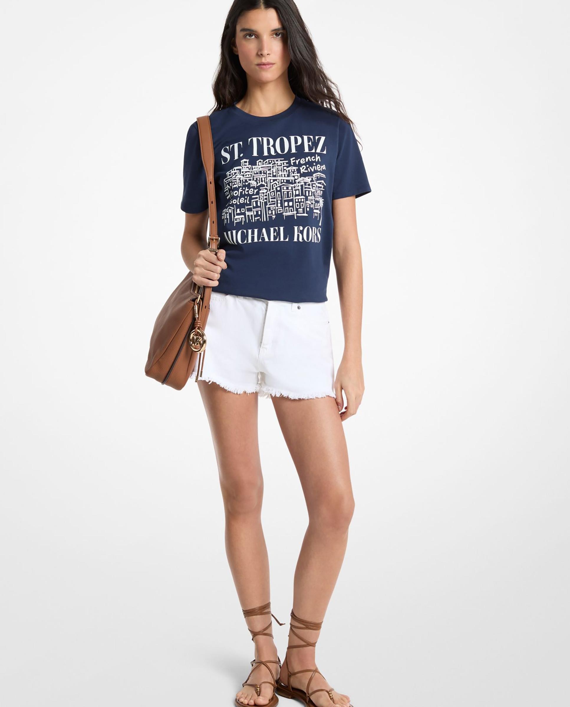 Imagem 0 de T-shirt de Algodão Saint-tropez