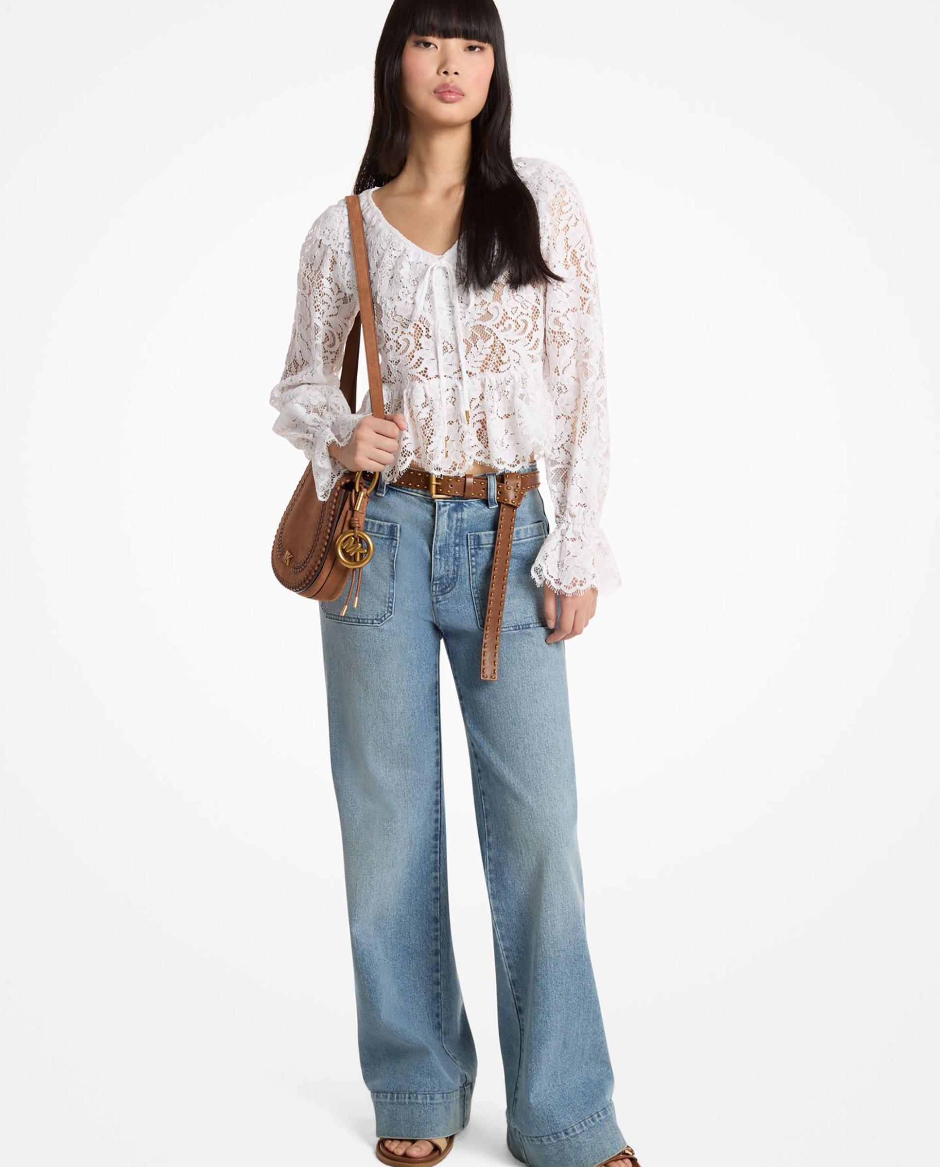 Imagem 0 de Jeans Largo Violette de Denim Elástico