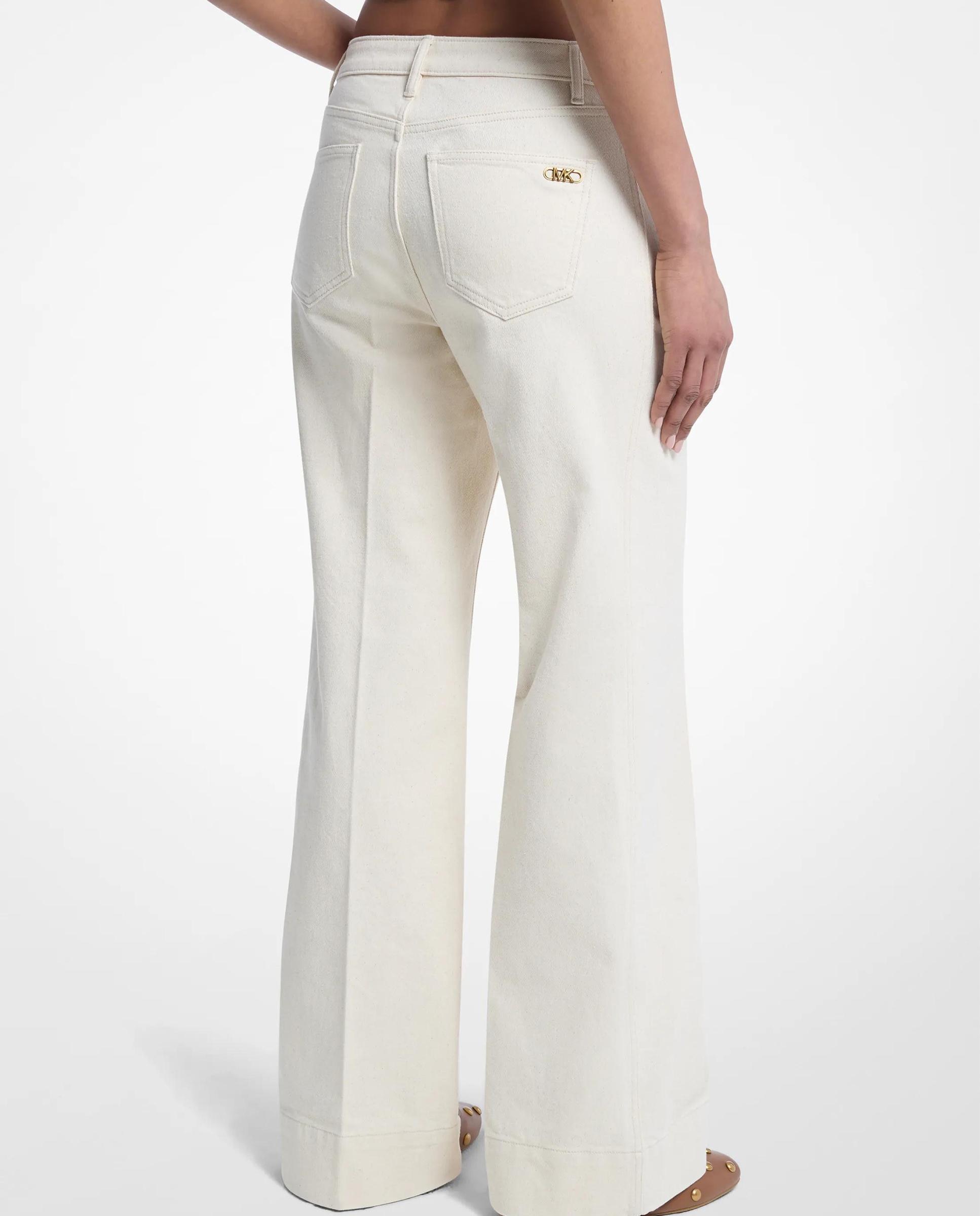 Jeans Anchos Violette de Cintura Subida Nata-2