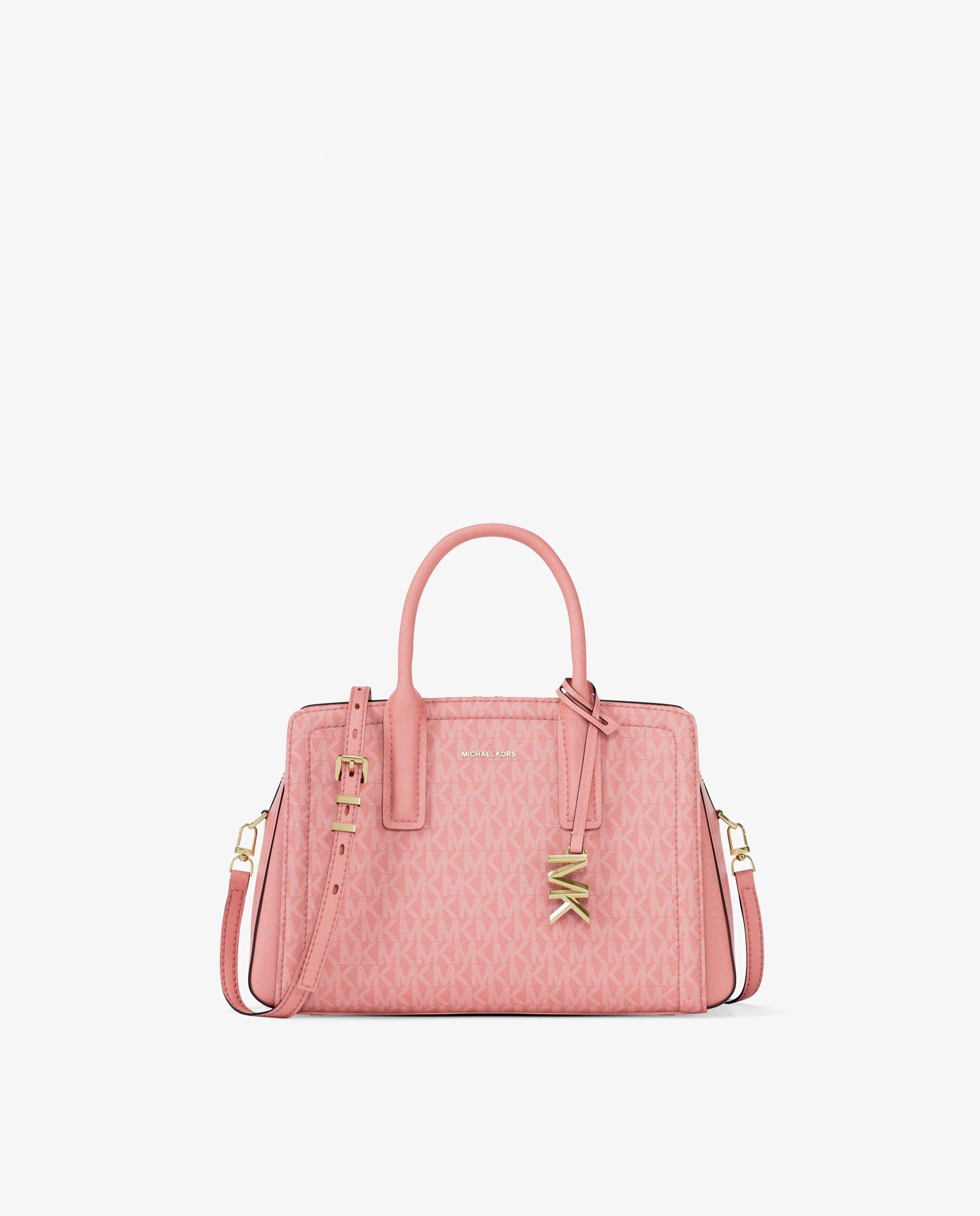 Imagem 0 de Mala a Tiracolo Satchel Laila Pequena com Logotipo