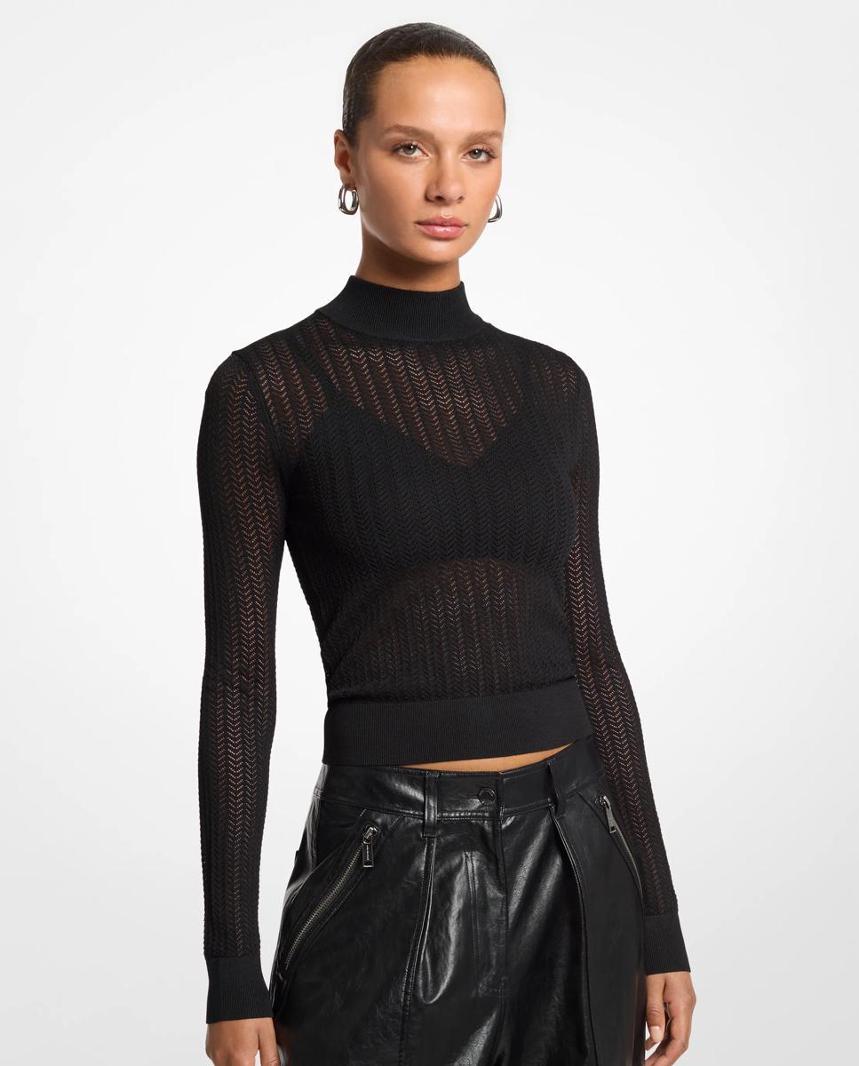 Imagem 0 de Camisola de Malha Transparente