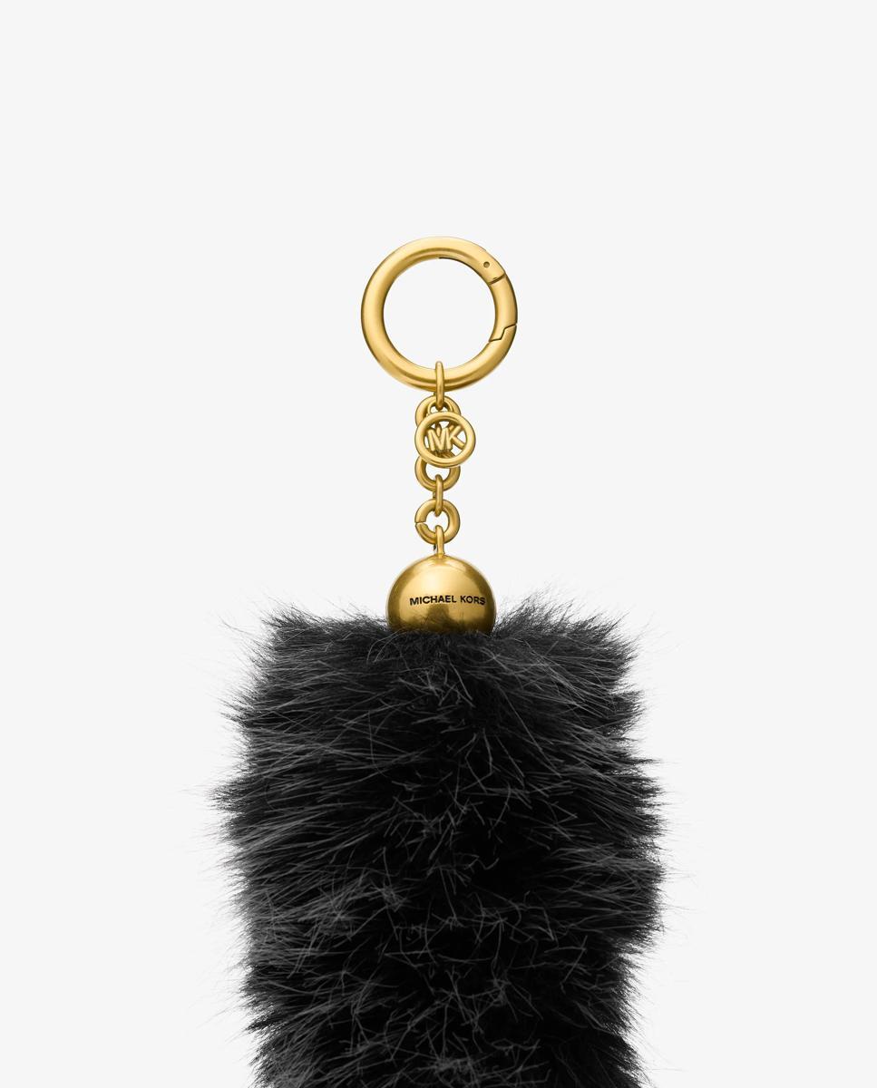 Adorno para Mala de Pelo Sintético Preto-2
