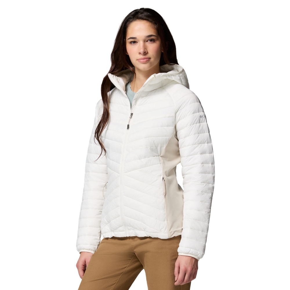 Plumífero Powder Pass™ Iii Hybrid Hooded Columbia Branco-3