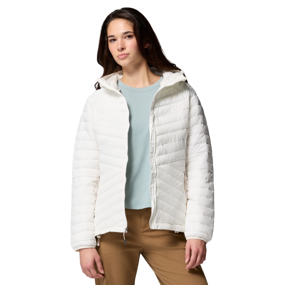 Plumífero Powder Pass™ Iii Hybrid Hooded Columbia Branco-4