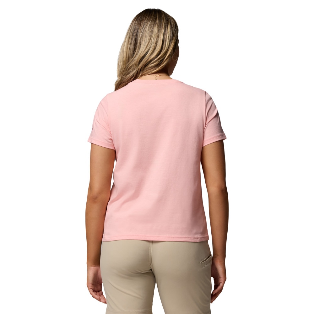 T-shirt de Manga Curta Rolling Bend™ Graphic Ss Columbia Rosa-pastilha-2