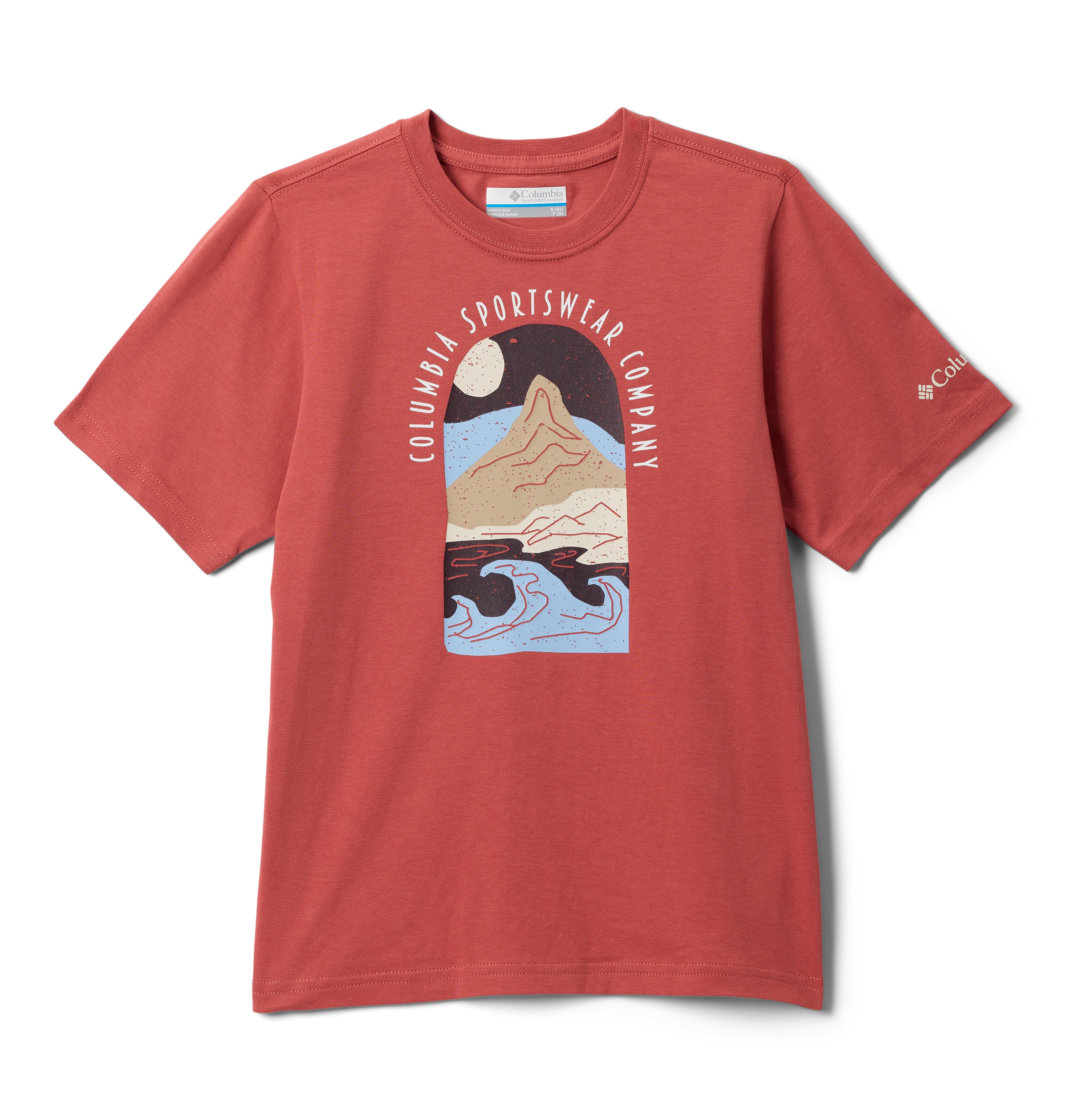 Imagem 0 de T-shirt de Manga Curta Infantil Valley Creek™ Ii Ss Graphic Shirt Columbia