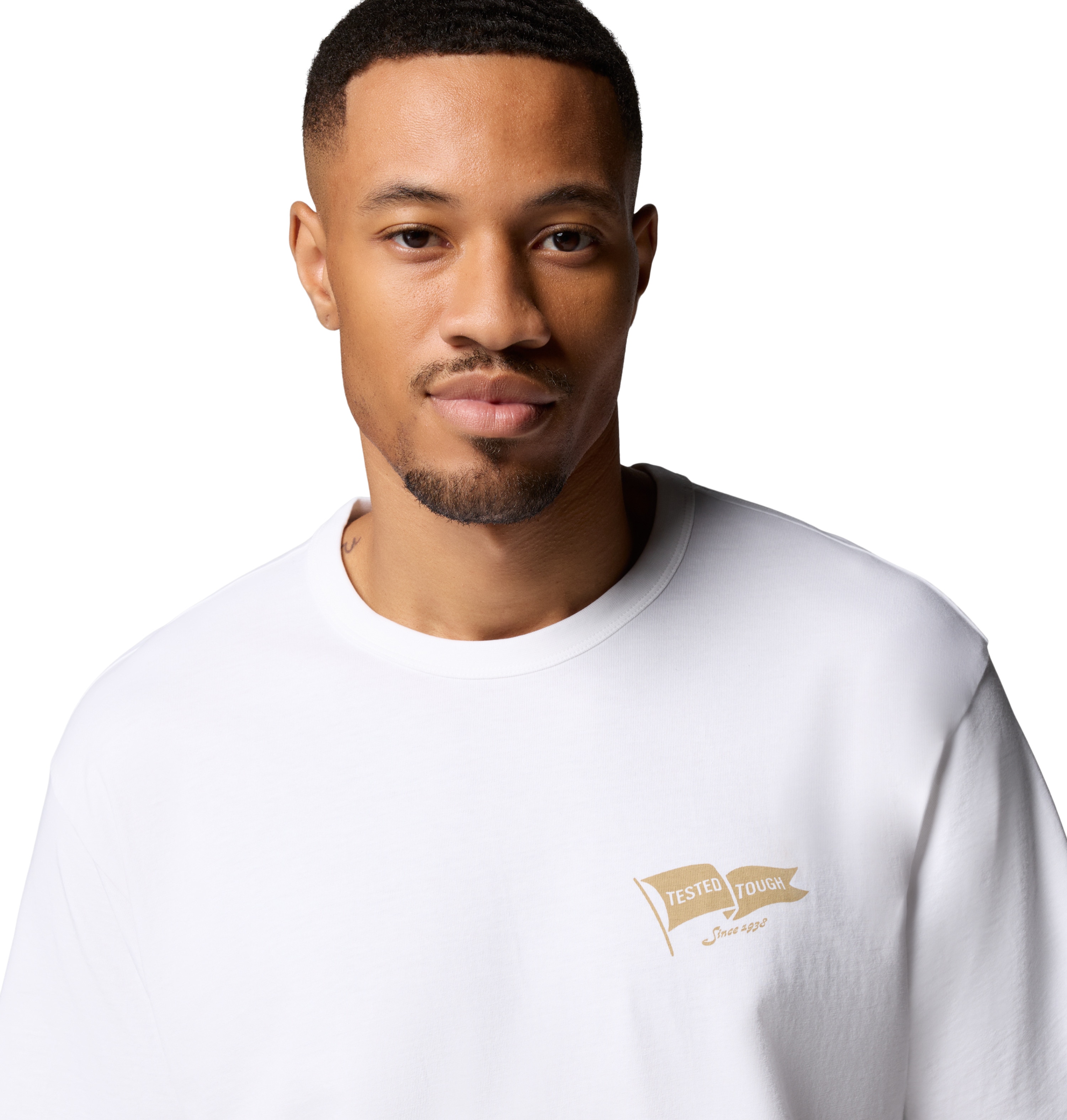 T-shirt de Manga Curta Csc™ Heavyweight Back Graphic Columbia Branco-4