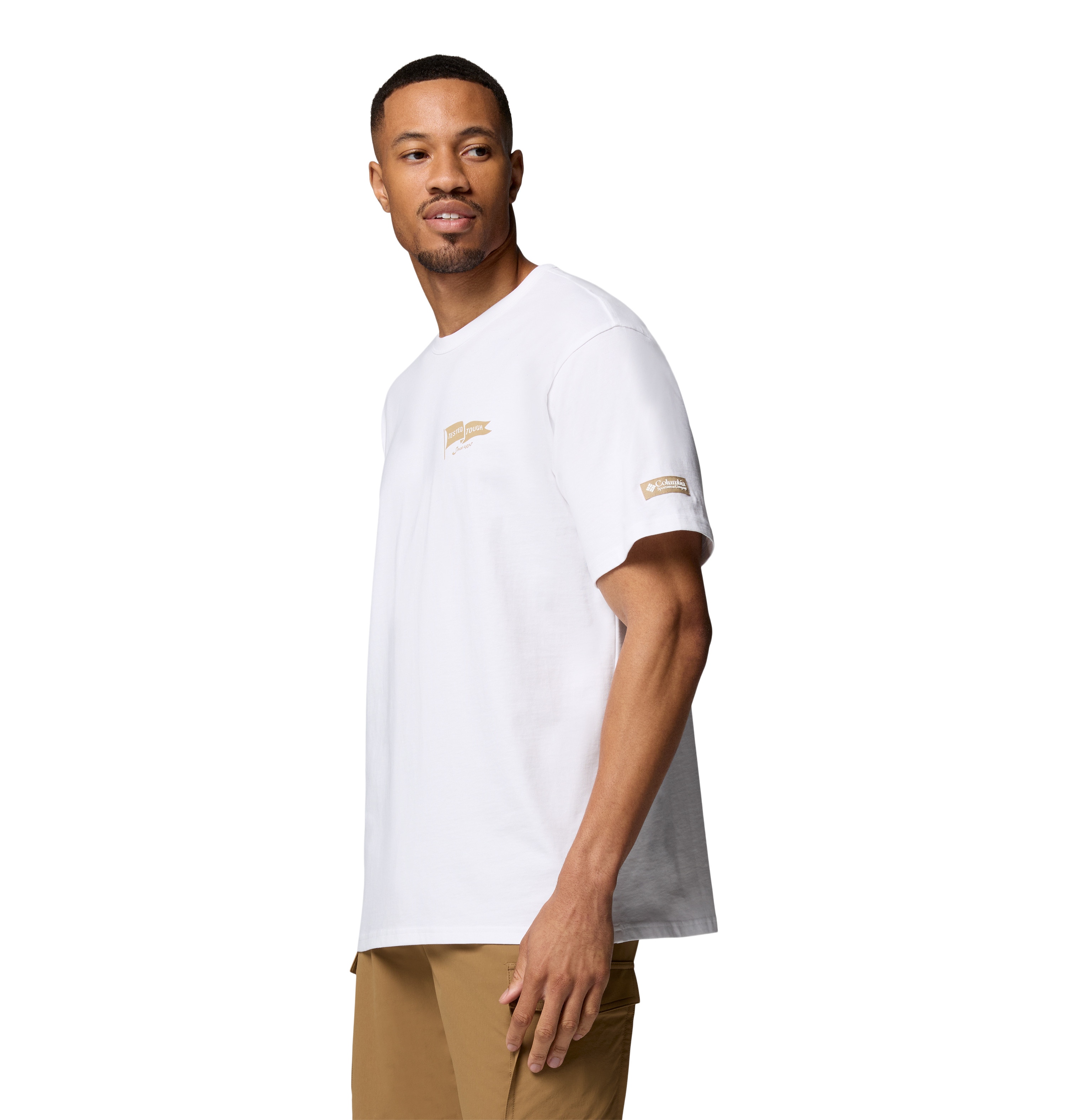 T-shirt de Manga Curta Csc™ Heavyweight Back Graphic Columbia Branco-6