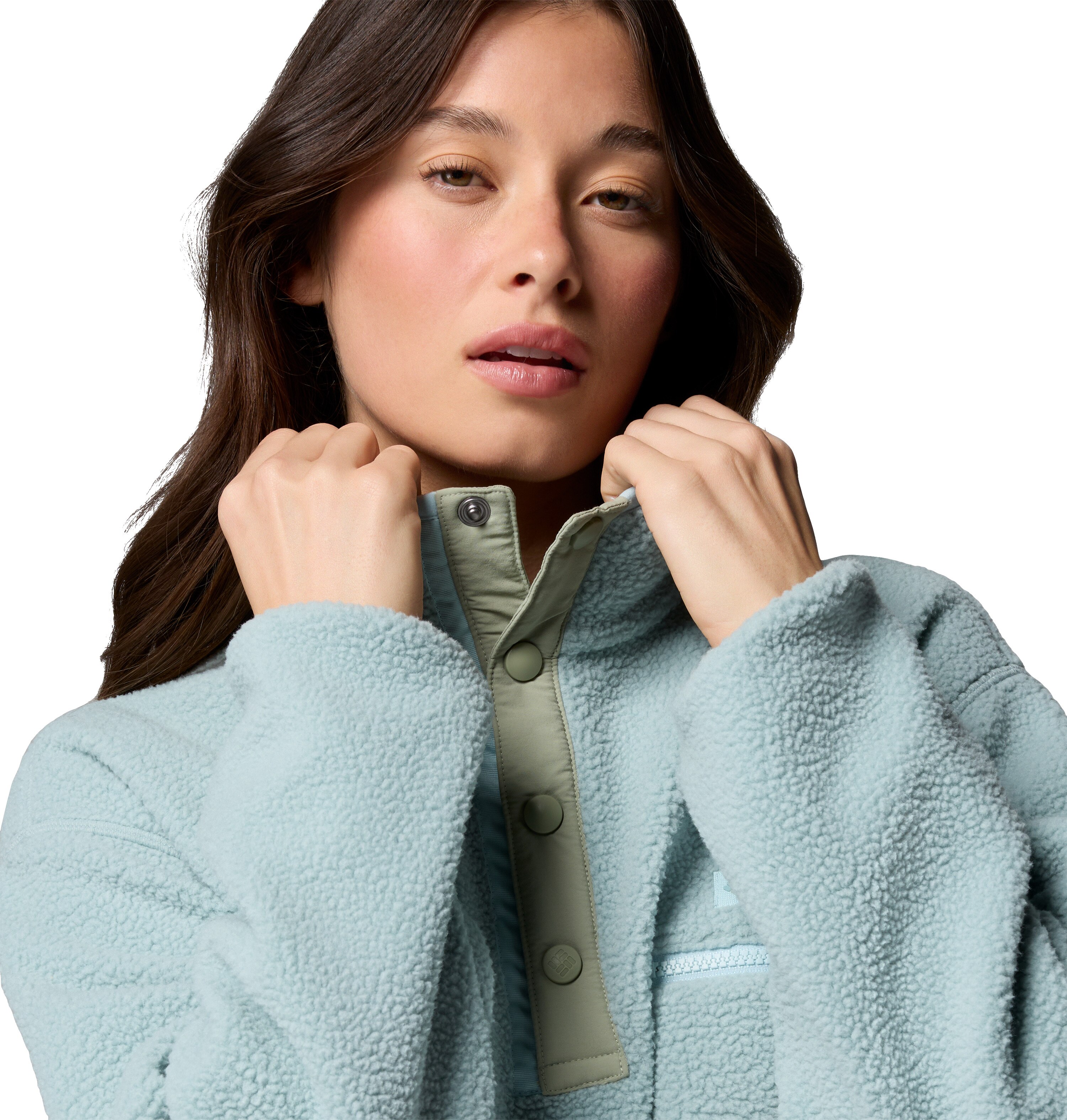 Forro Polar Helvetia™ Ii Cropped Columbia Azul-claro-6