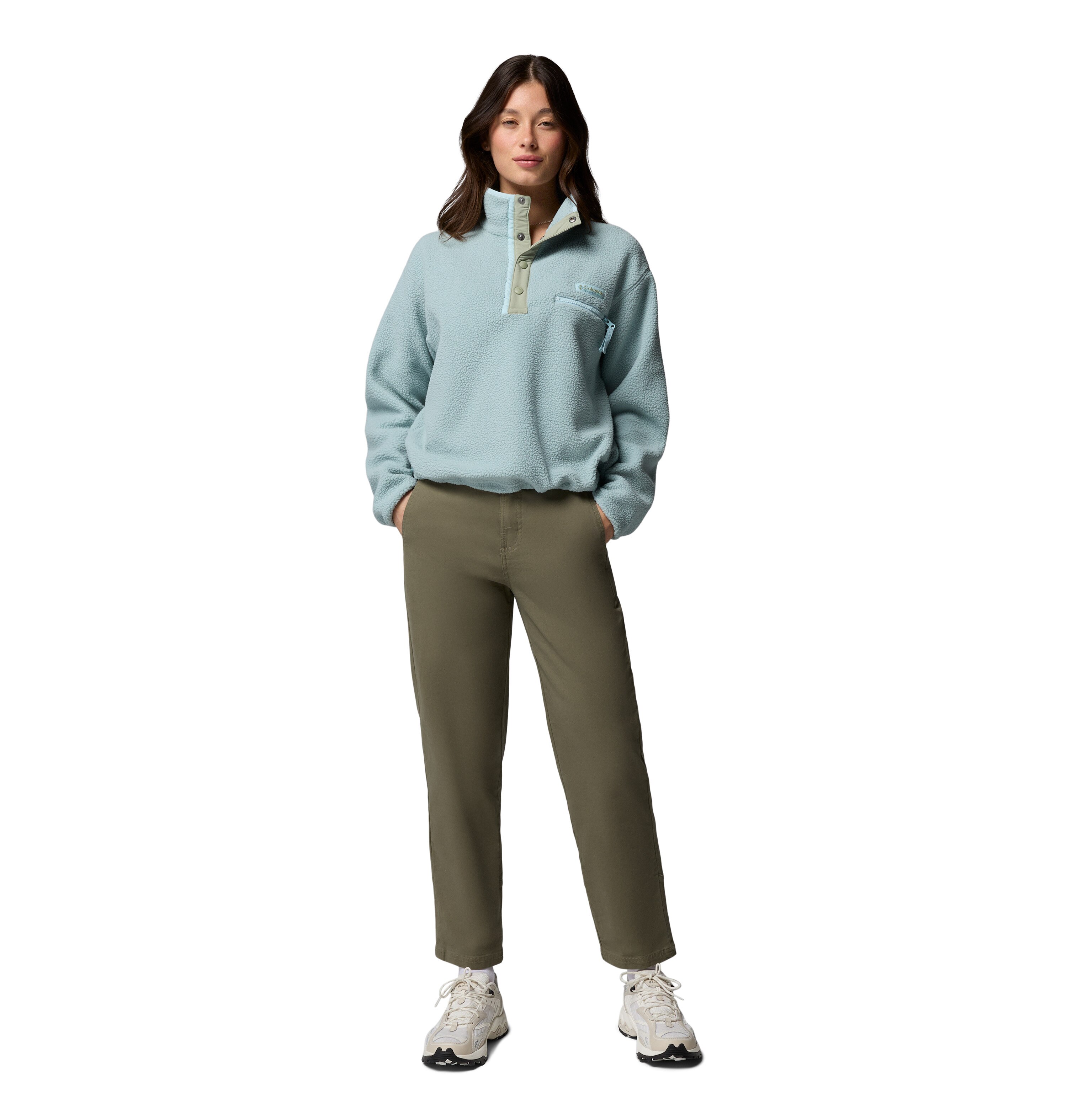Forro Polar Helvetia™ Ii Cropped Columbia Azul-claro-3