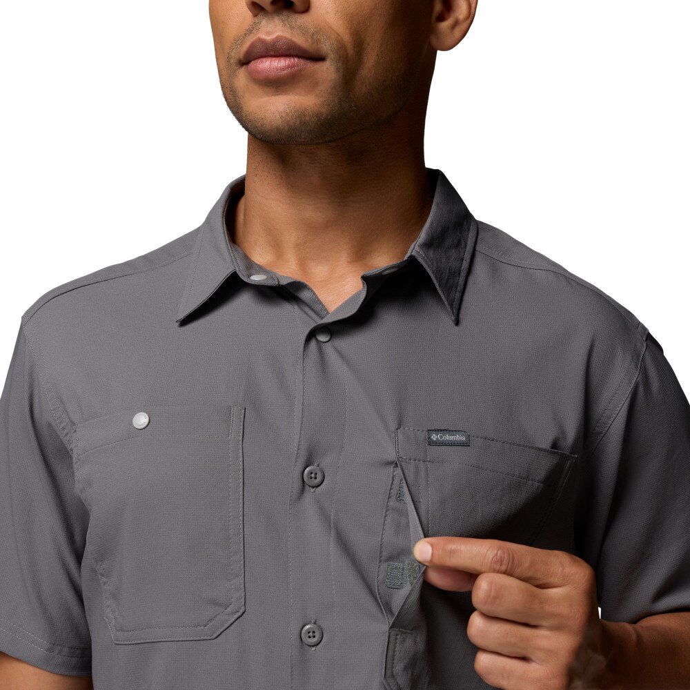 Camisa de Manga Curta Silver Ridge™ Utility Ii Columbia Cinzento-5