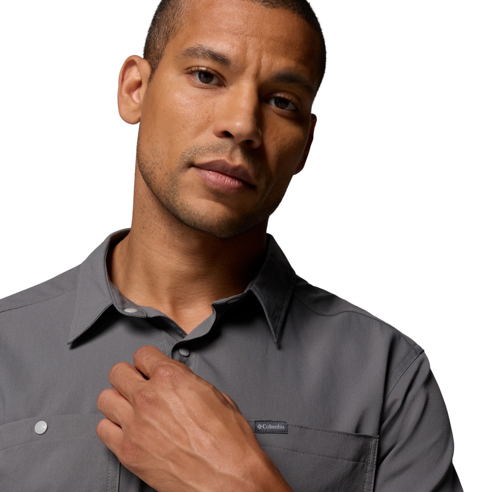 Camisa de Manga Curta Silver Ridge™ Utility Ii Columbia Cinzento-4