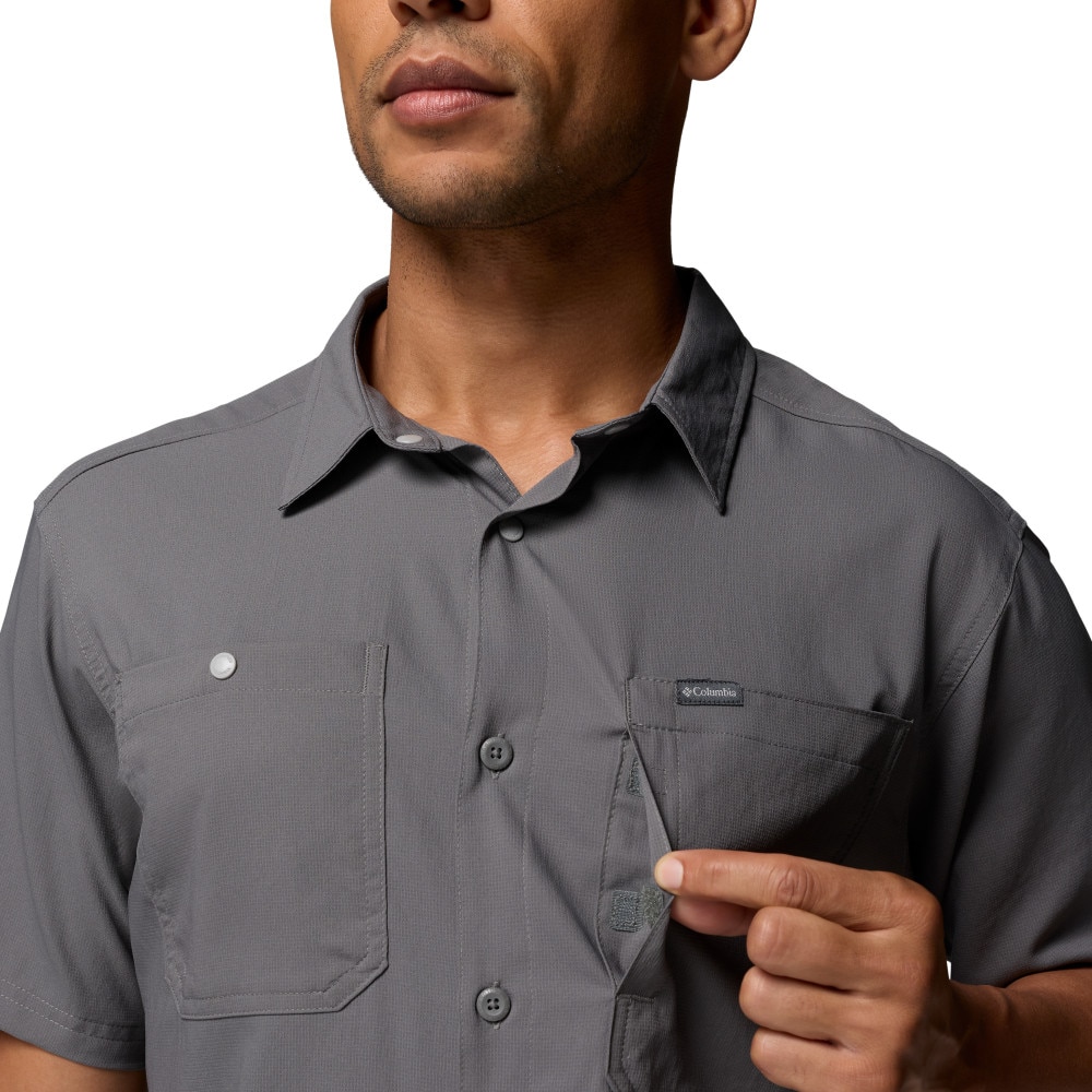 Camisa de Manga Curta Silver Ridge™ Utility Ii Columbia Cinzento-5
