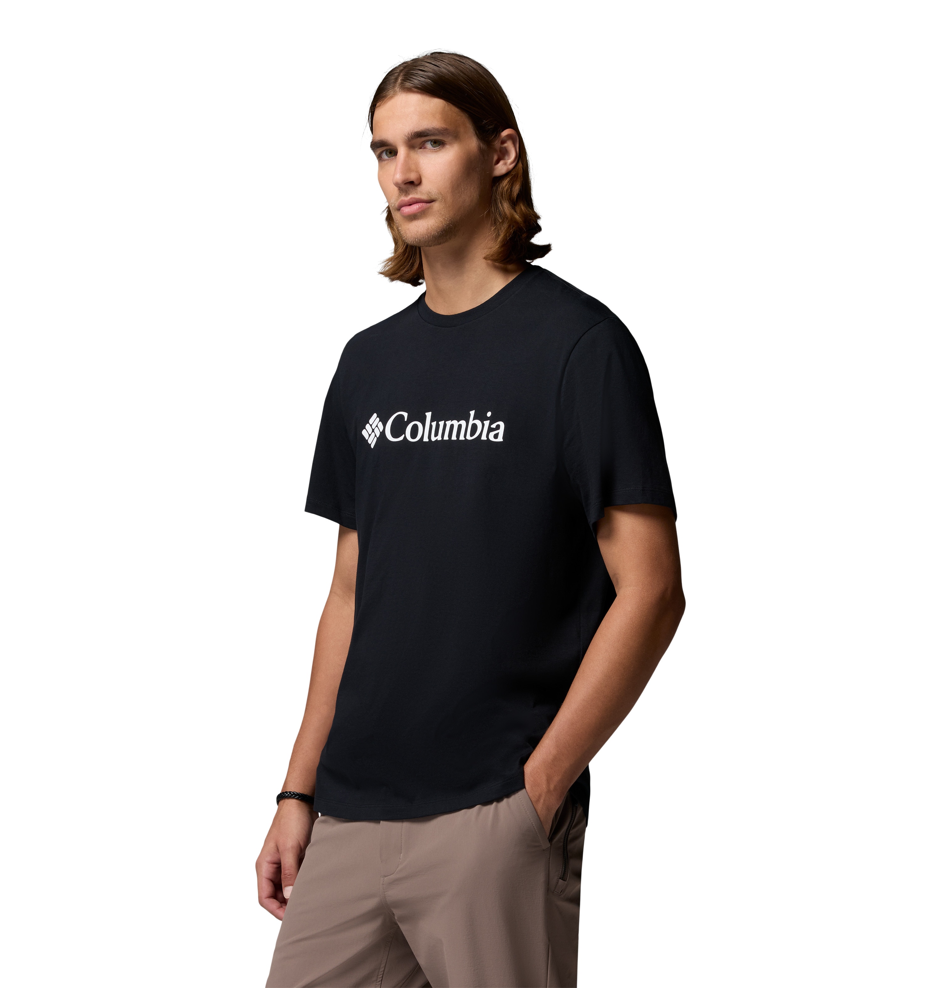 T-shirt de Manga Curta Csc Basic Logo™ Columbia Preto-3