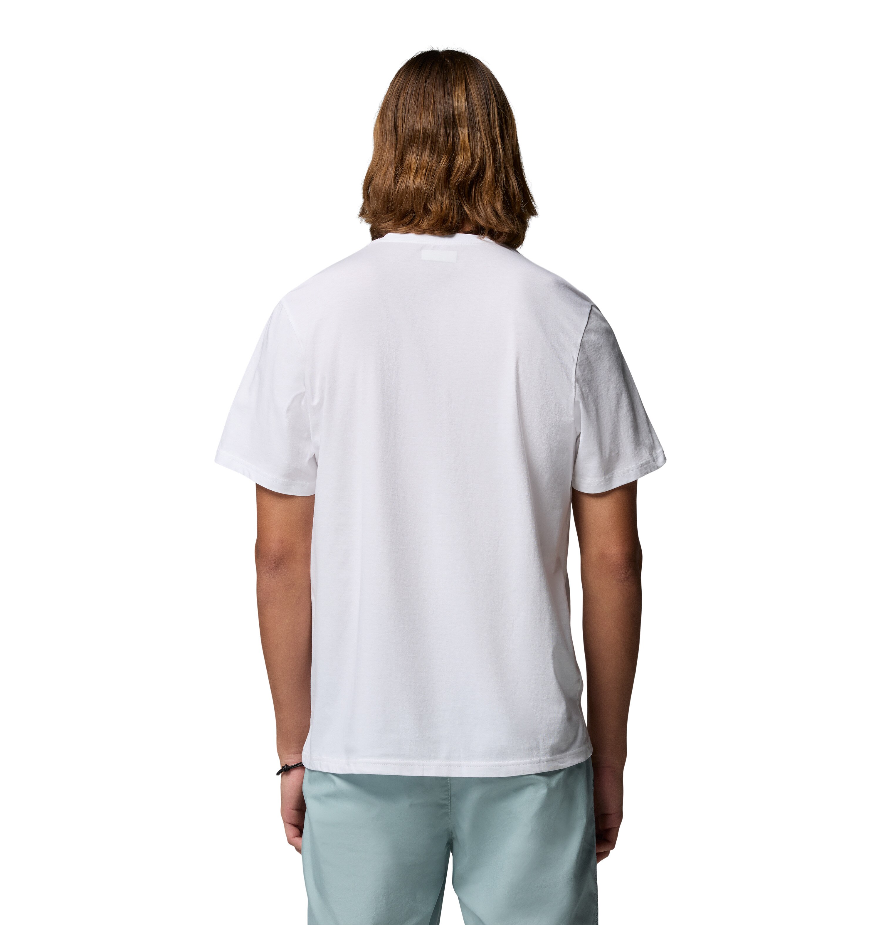T-shirt de Manga Curta Csc Basic Logo™ Columbia Branco-2