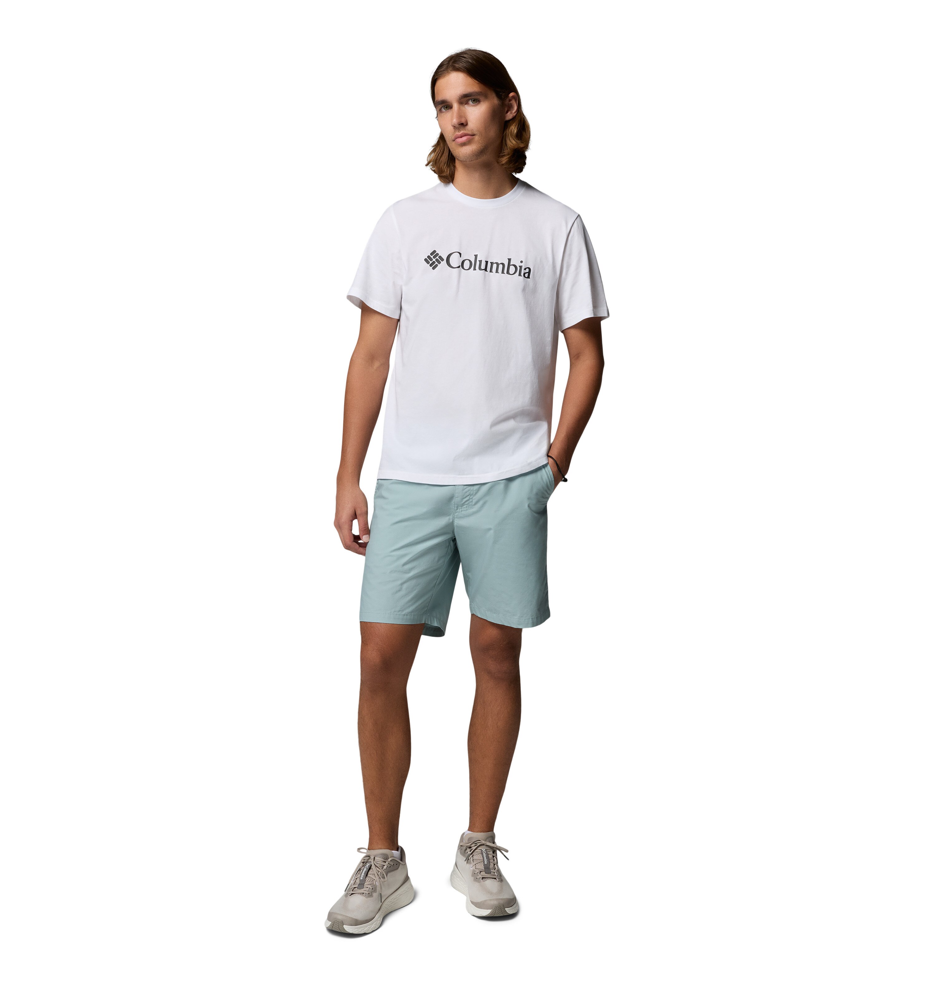 T-shirt de Manga Curta Csc Basic Logo™ Columbia Branco-3