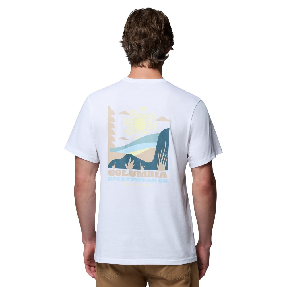 T-shirt de Manga Curta Csc™ Outdoor Back Graphic Columbia Branco-2