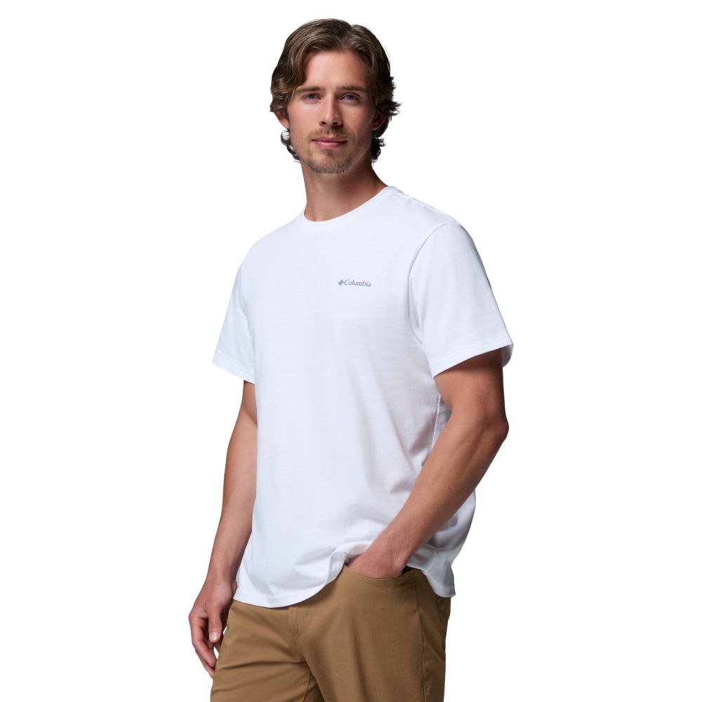 T-shirt de Manga Curta Csc™ Outdoor Back Graphic Columbia Branco-3