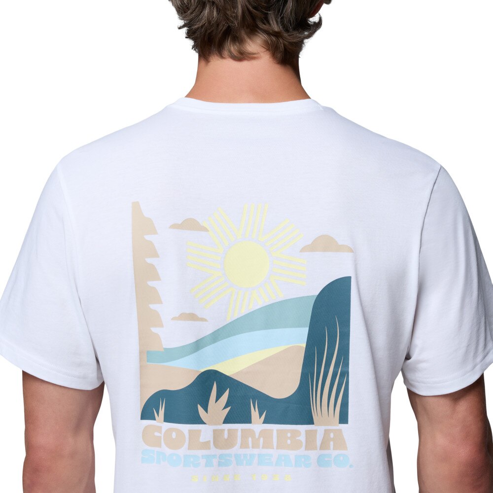 T-shirt de Manga Curta Csc™ Outdoor Back Graphic Columbia Branco-5