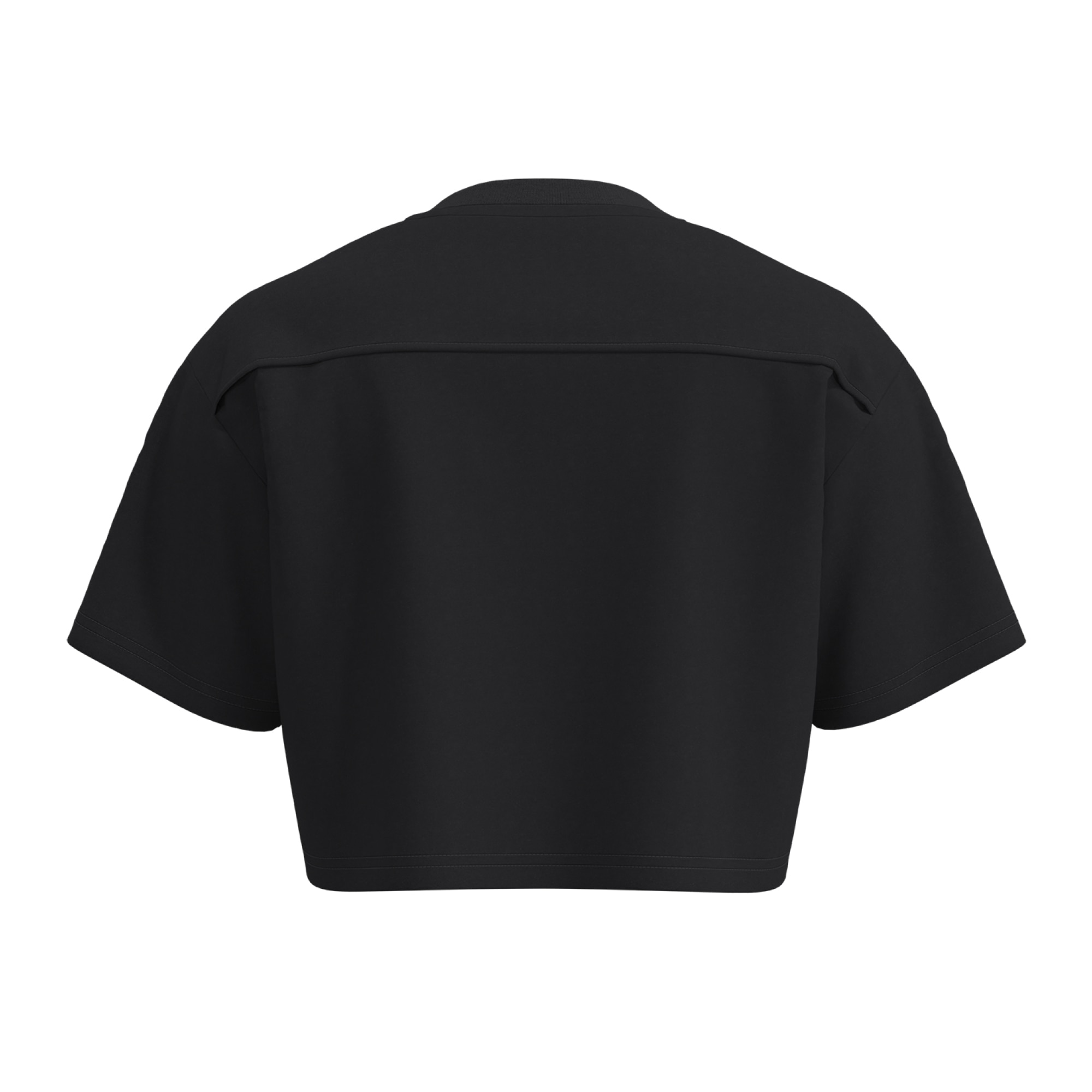 T-shirt Chuck Crop Sporty Tee Converse Preto-8