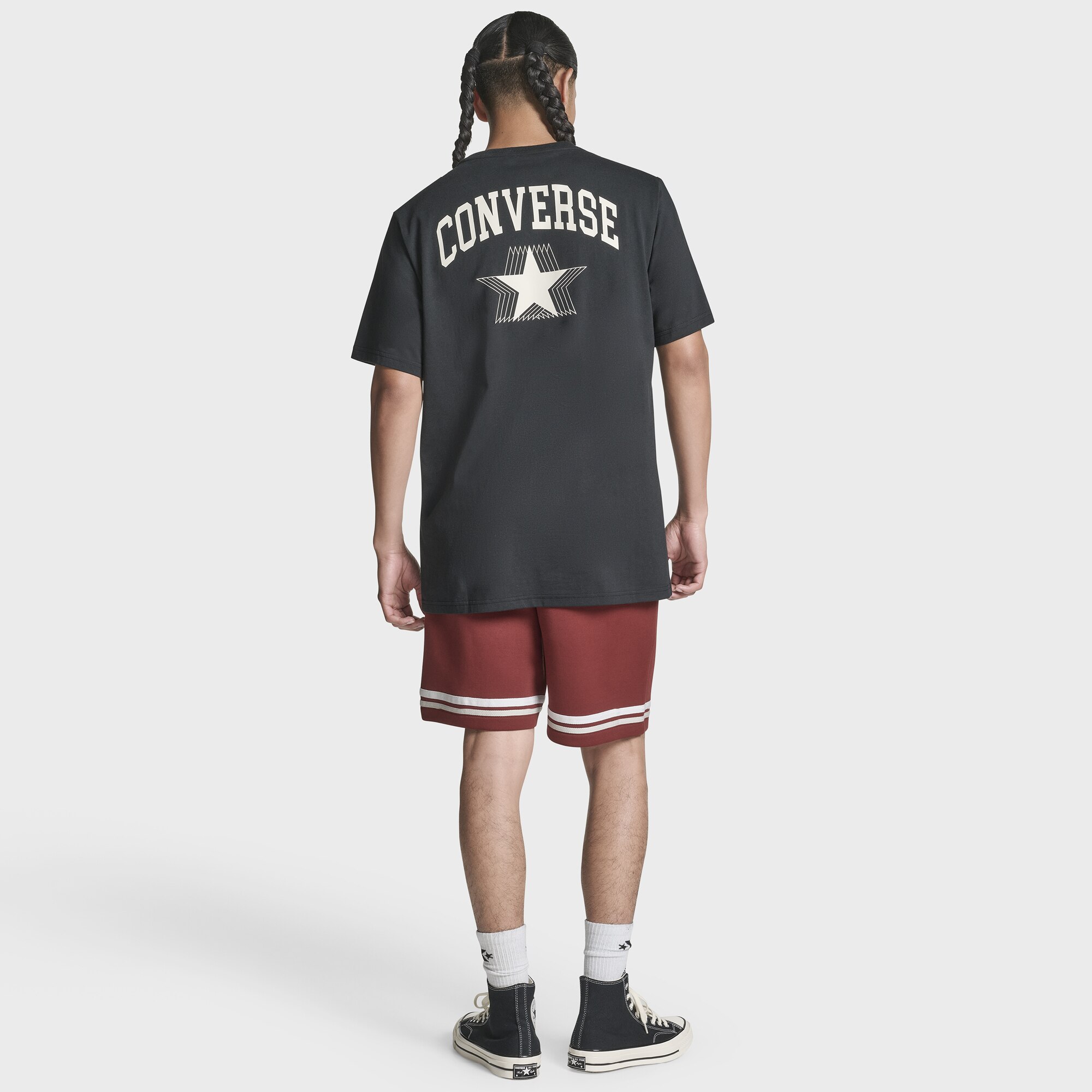 T-shirt Retro Chuck Tee Converse Preto-4