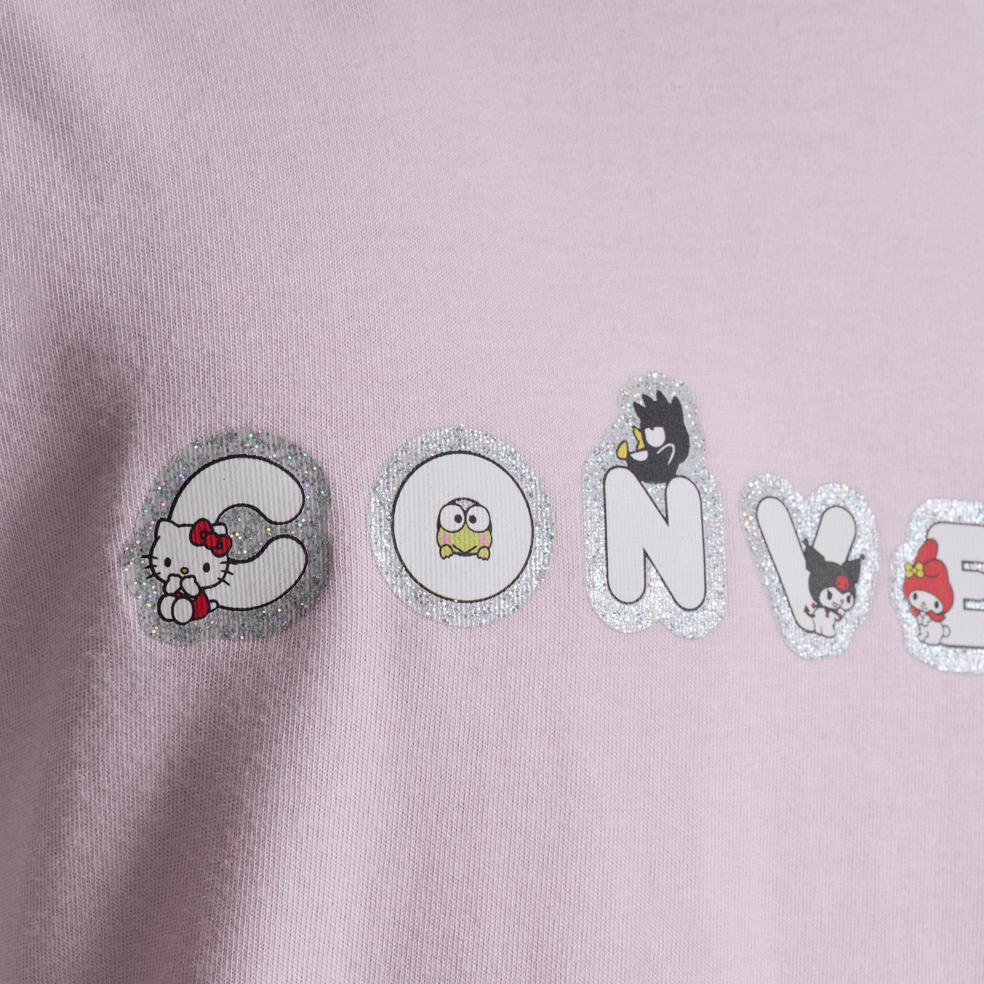 T-shirt Kitty Patch Tee Converse Rosa-6