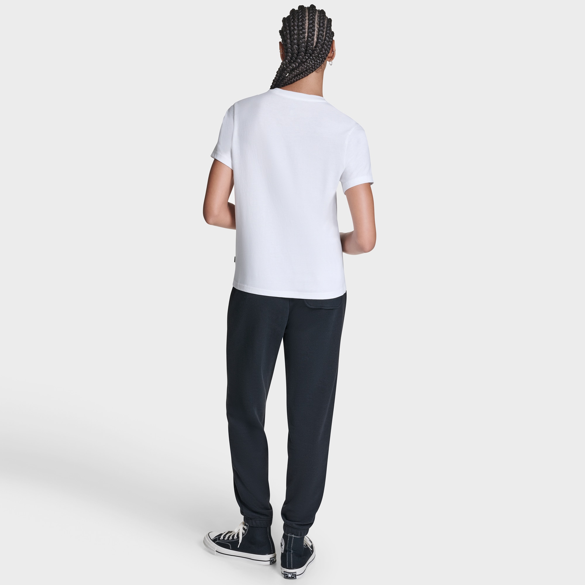 T-shirt Chuck Logo Tee Converse Branco-5