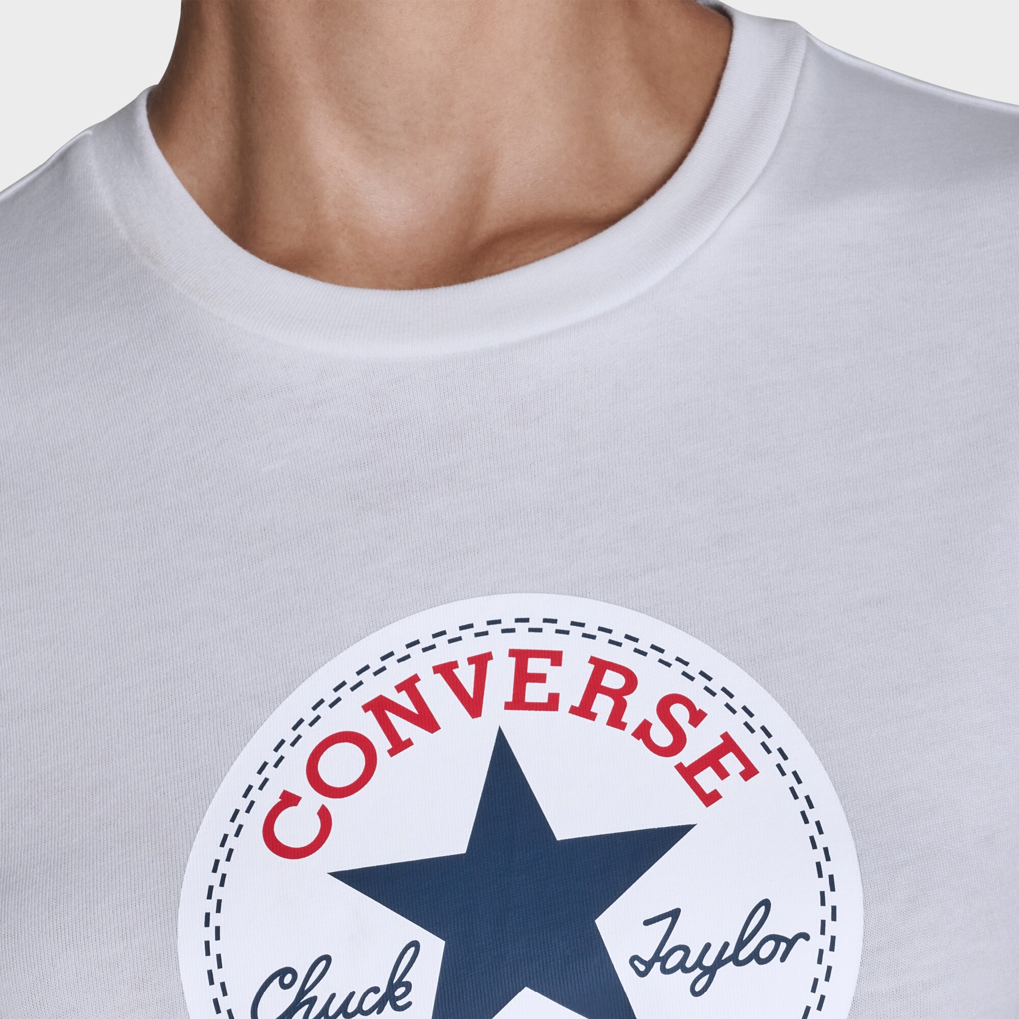 T-shirt Chuck Logo Tee Converse Branco-6