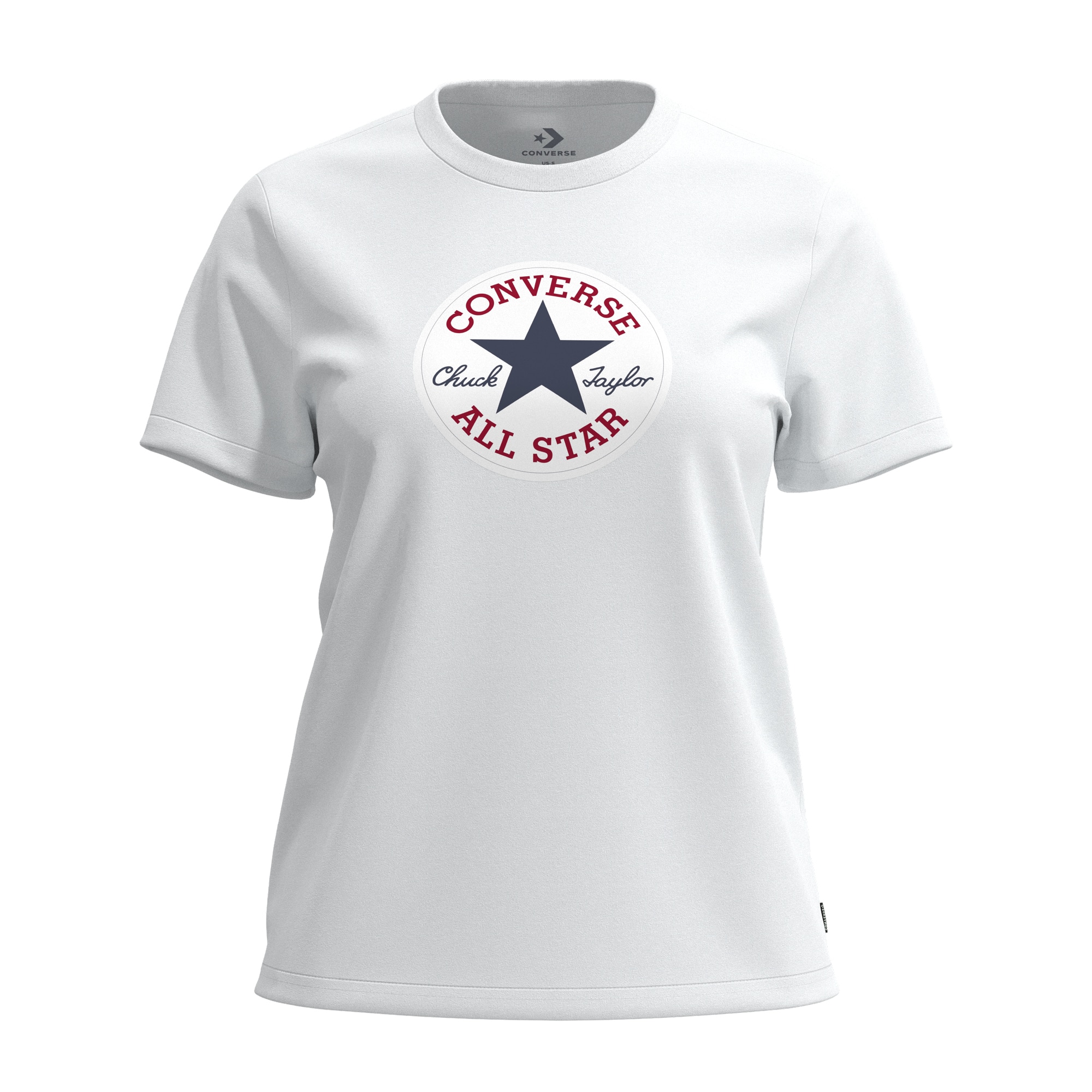 T-shirt Chuck Logo Tee Converse Branco-7