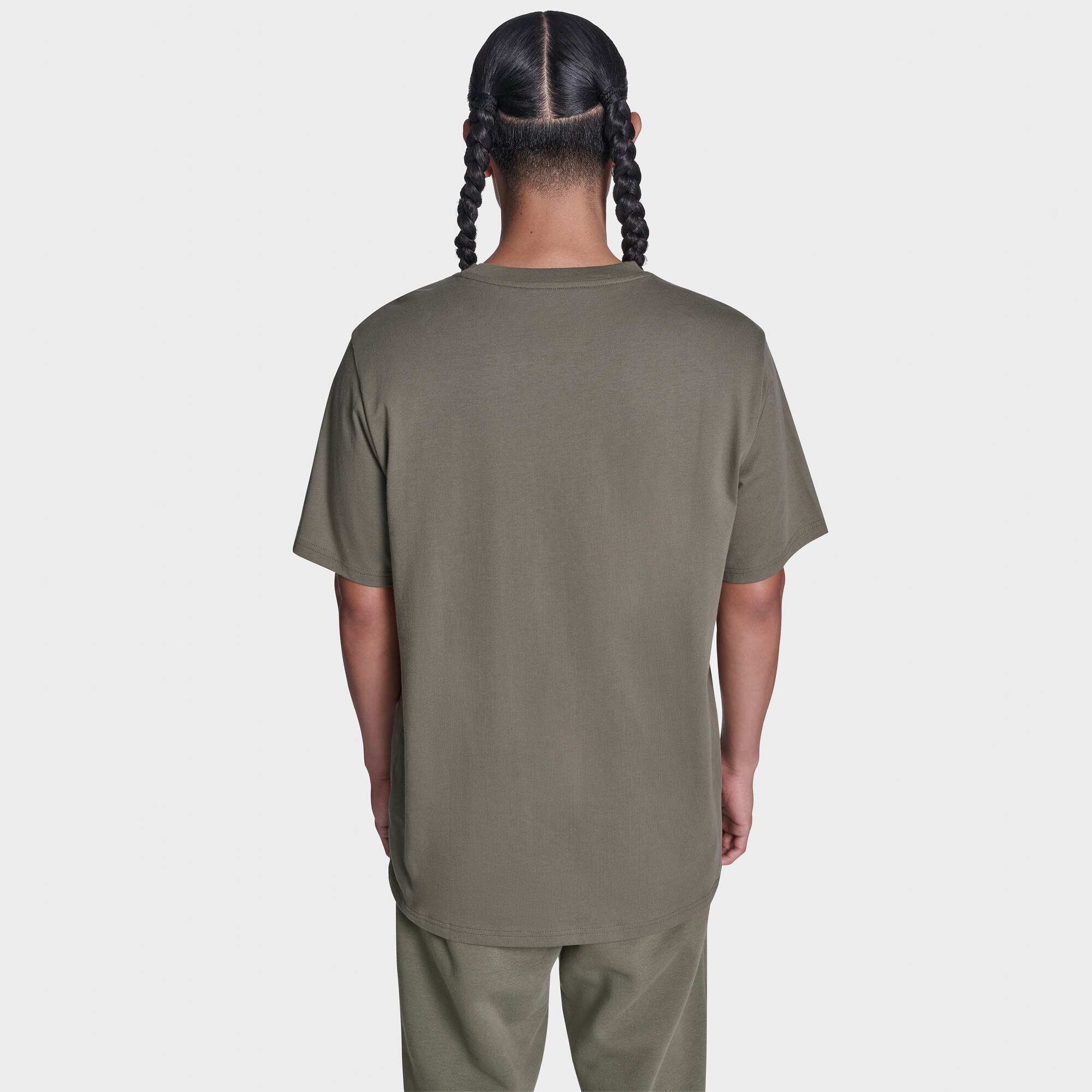 T-shirt All Star Tee Converse Verde-acinzentado-4