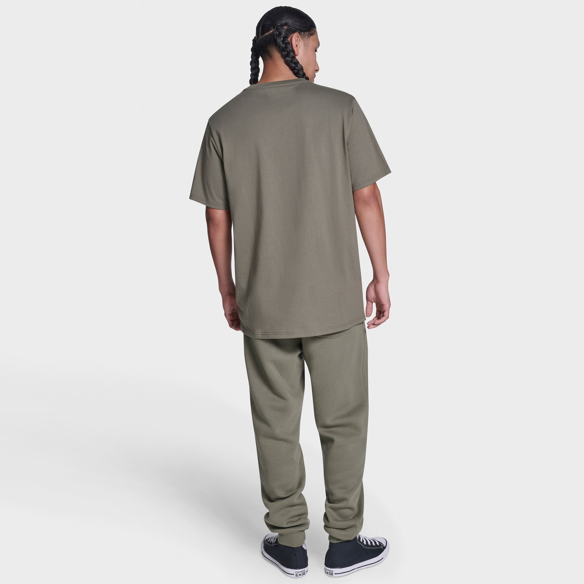 T-shirt All Star Tee Converse Verde-acinzentado-5