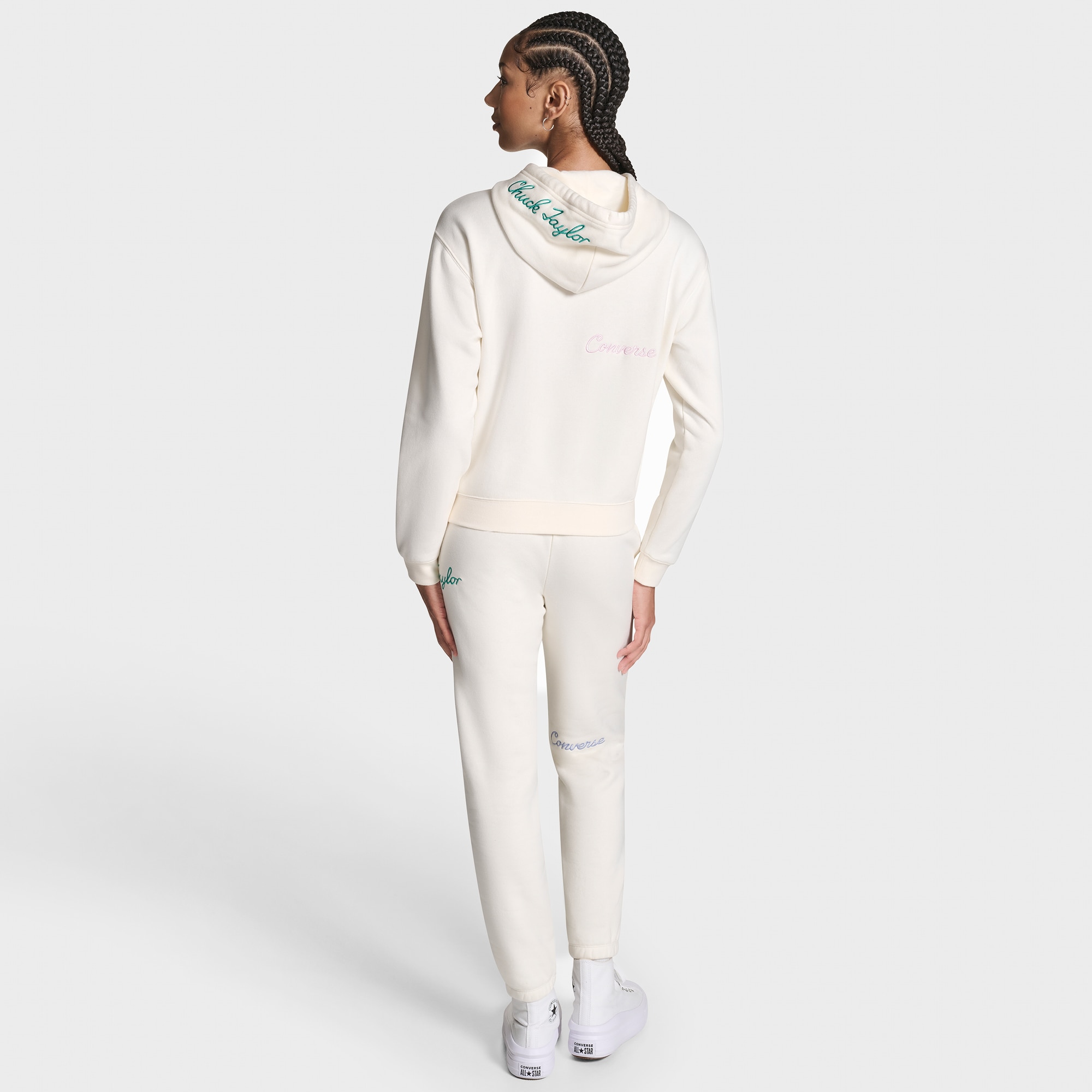 Sweatshirt Chuck Patch Hoodie Aop Converse Branco-marfim-3