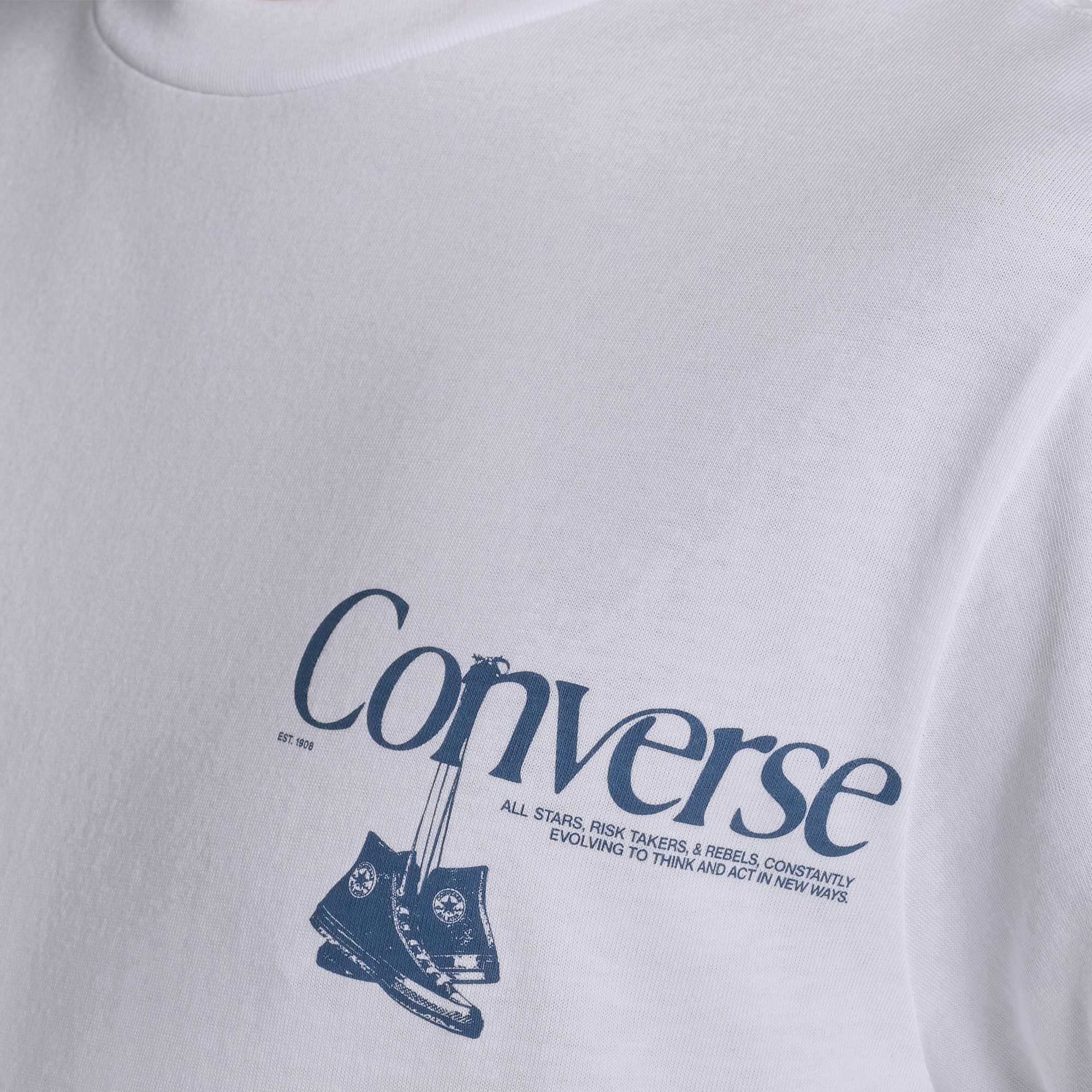 T-shirt Hanging Sh Tee Converse Branco-6