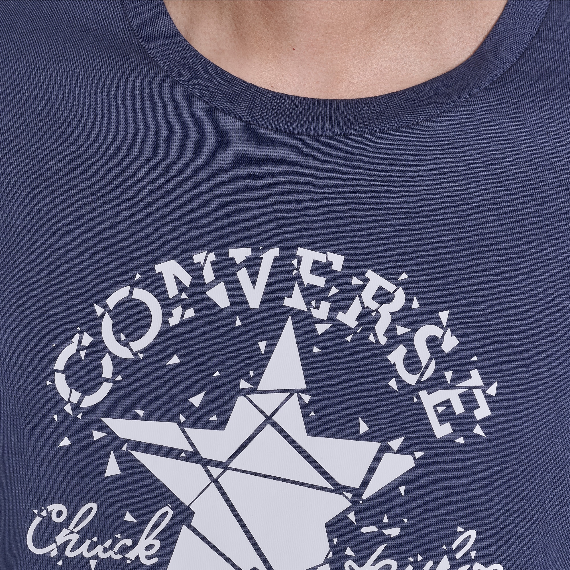 T-shirt Broken Glass Tee Converse Azul-marinho-6